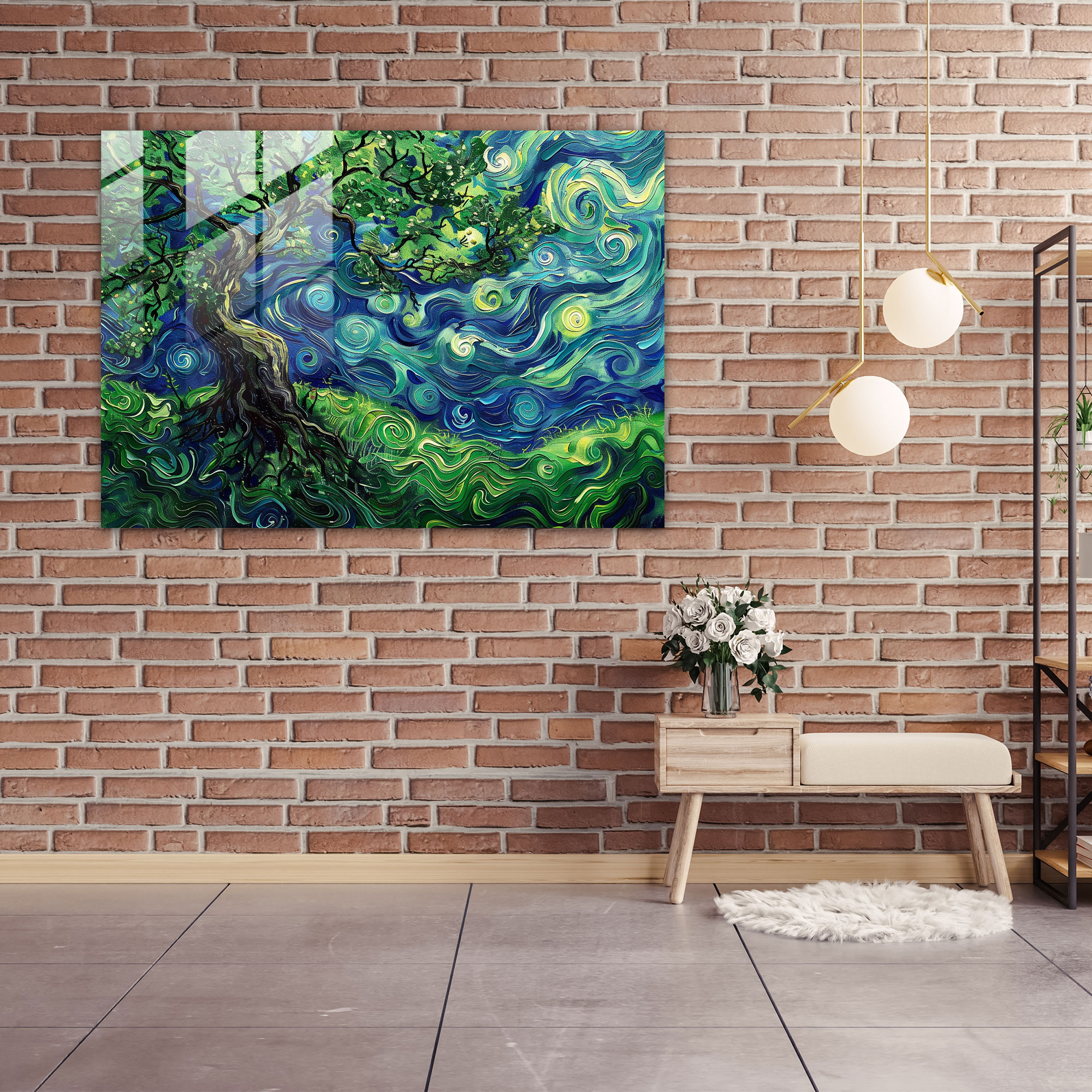 Vincent Van Gogh Glass Print - Vincent Van Gogh, Wall Decoration, Modern Art, Home Decoration