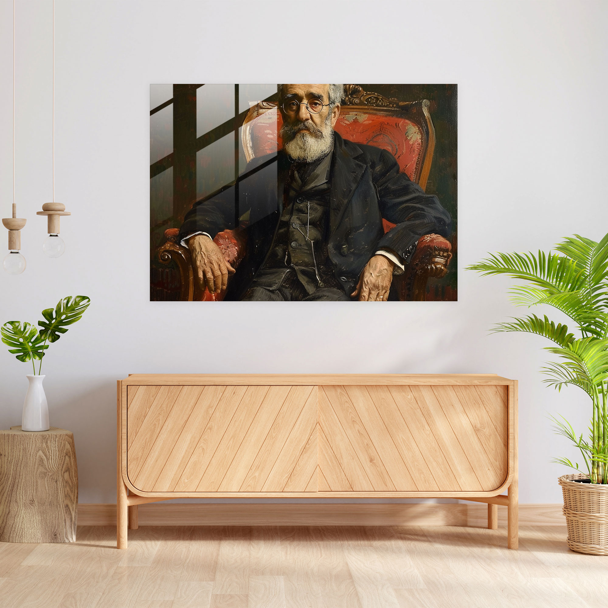 Vincent Van Gogh Portrait Of Dr. Gachet Home Decoration - Vincent Van Gogh, Vincent Van Gogh, Glass Art, Modern Art