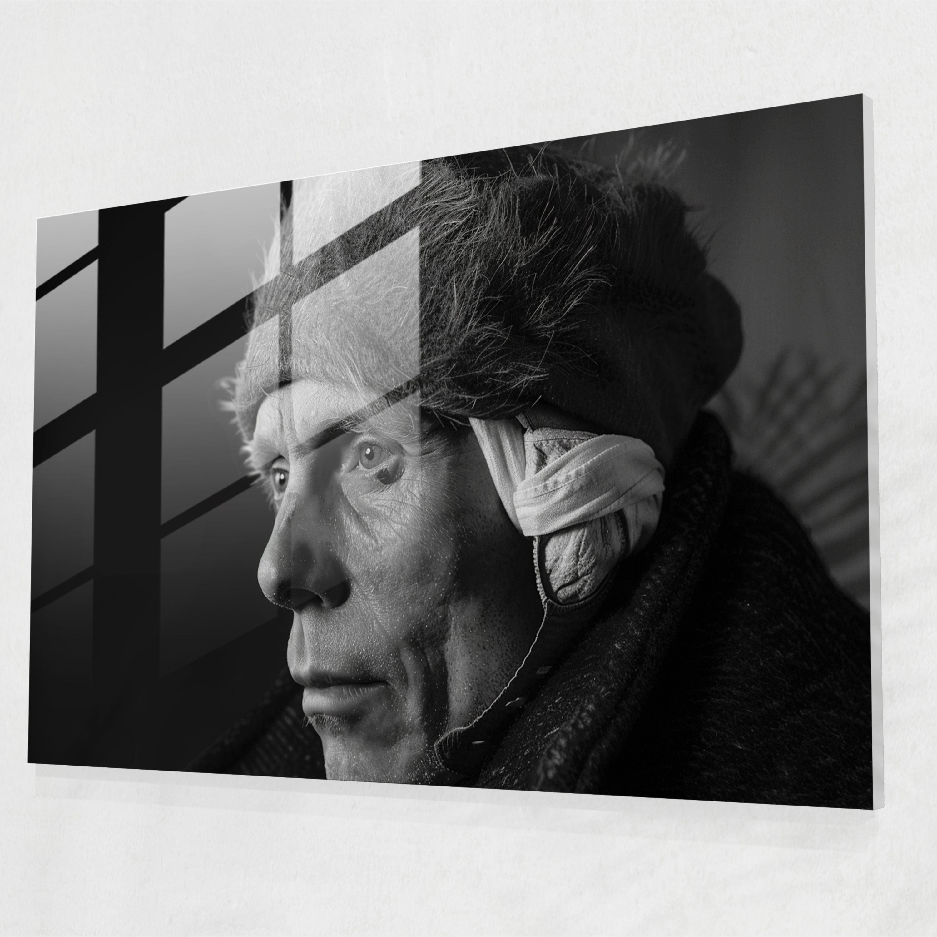 Vincent Van Gogh Wall Decoration - Self Portrait With Bandaged Ear - Vincent Van Gogh, Modern Art, Glass Art, Wall Decoration