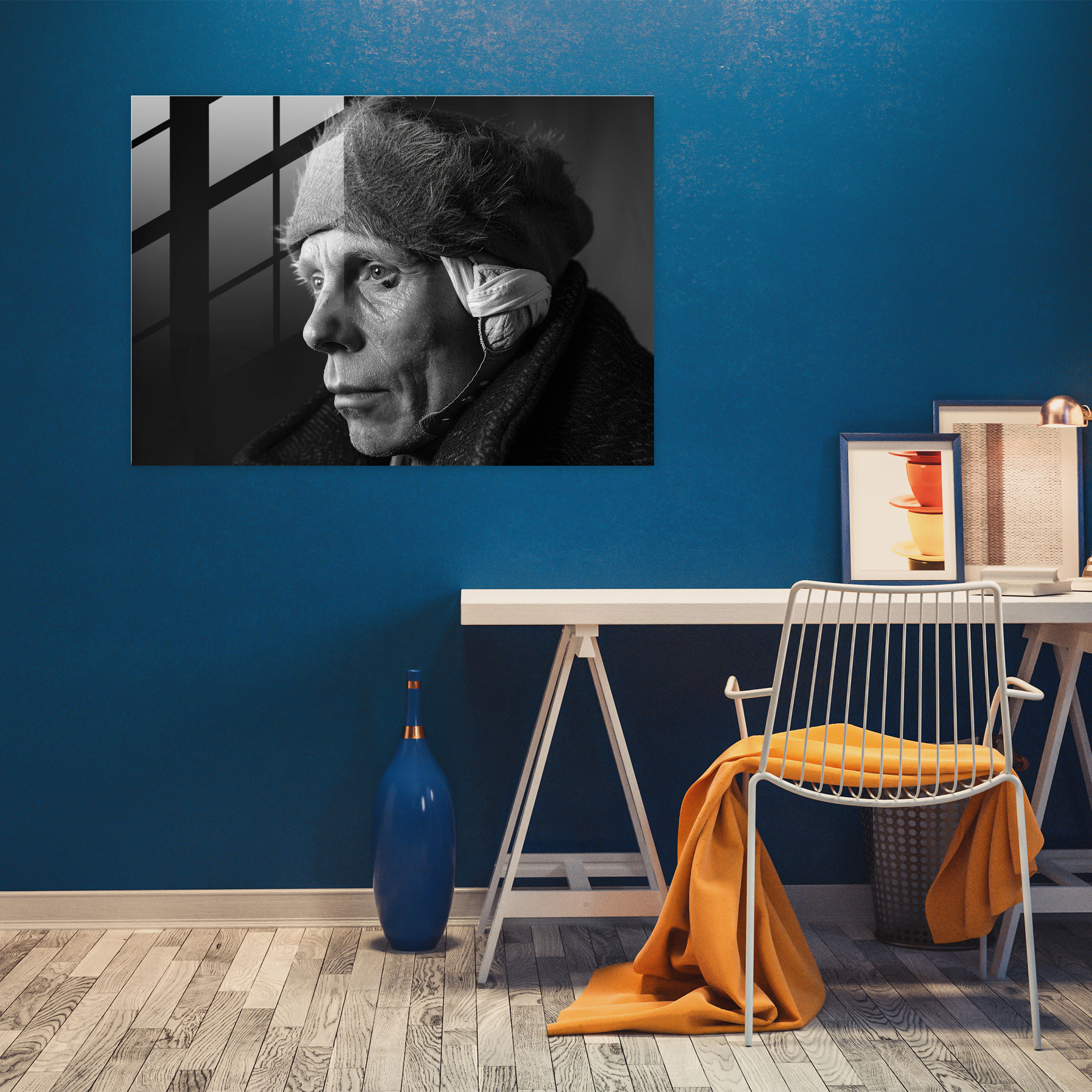 Vincent Van Gogh Wall Decoration - Self Portrait With Bandaged Ear - Vincent Van Gogh, Modern Art, Glass Art, Wall Decoration