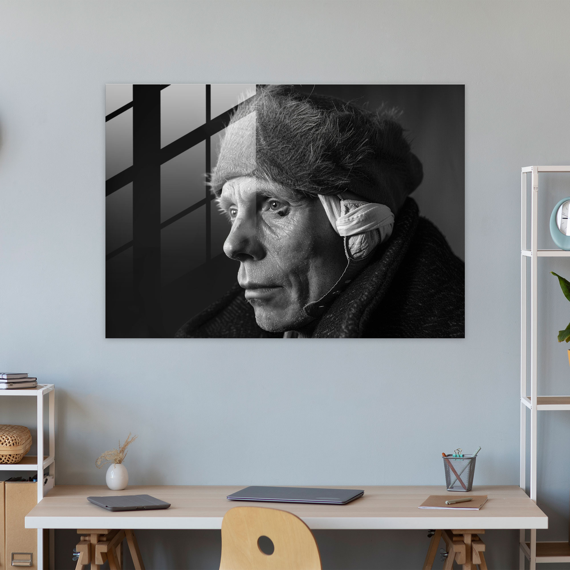Vincent Van Gogh Wall Decoration - Self Portrait With Bandaged Ear - Vincent Van Gogh, Modern Art, Glass Art, Wall Decoration