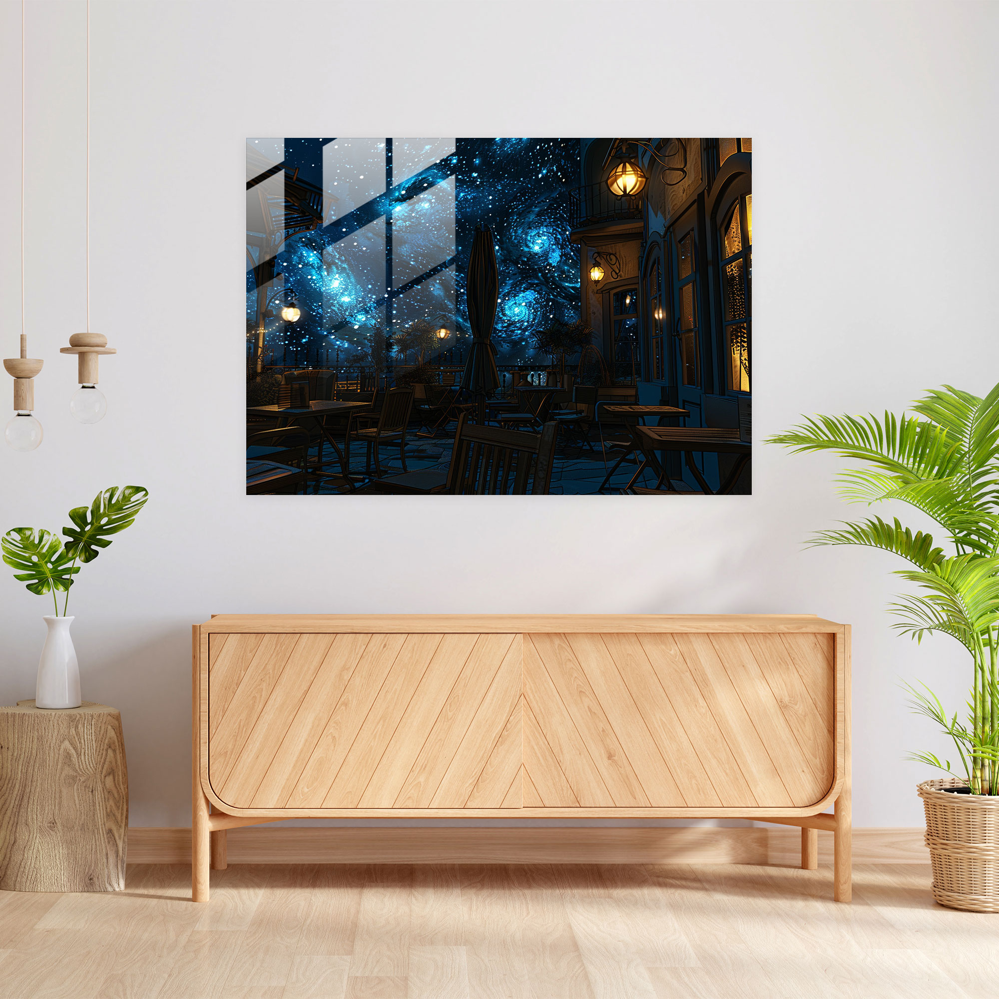 Cafe Terrace Glass Wall Art - Vincent Van Gogh, Glass Print, Vincent Van Gogh, Home Decoration