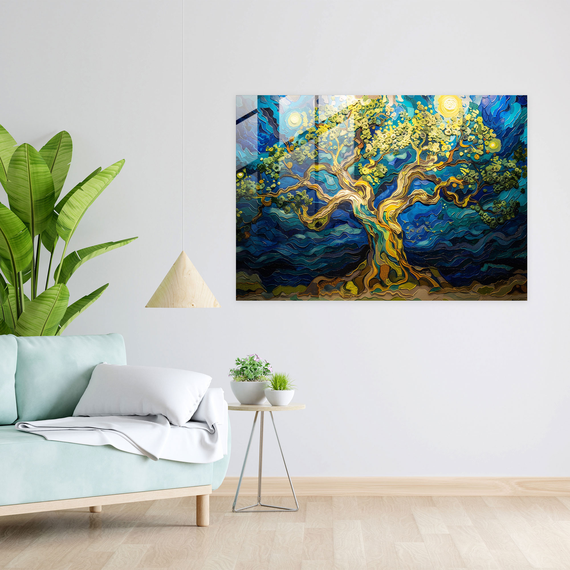 Vincent Van Gogh Glass Wall Art: Magical Mulberry Tree Forest - Vincent Van Gogh, Home Decoration, Vincent Van Gogh, Glass Wall Art
