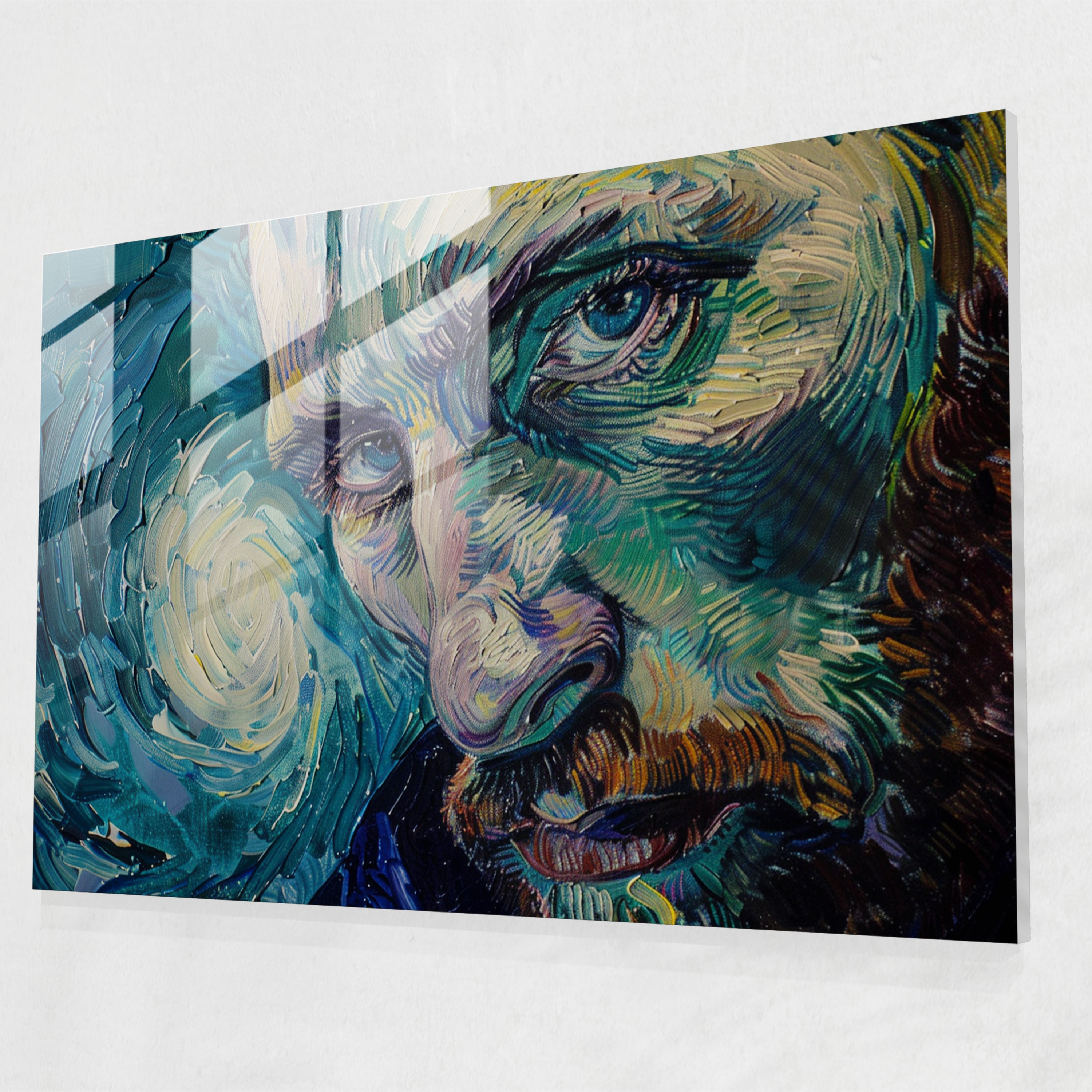 Self-Portrait Glass Wall Art - Vincent Van Gogh, Modern Art, Vincent Van Gogh, Glass Print