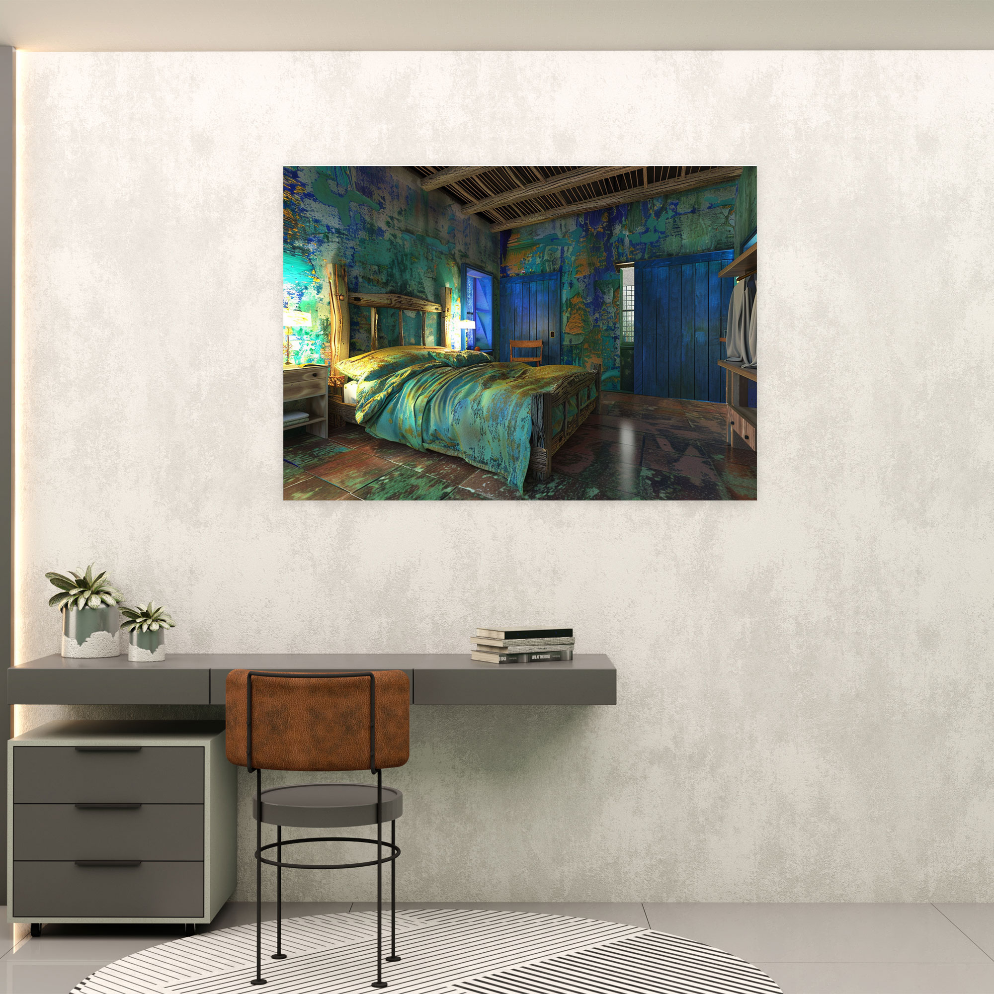 Arles Yatak Odası Kanvas Tablo - Vincent Van Gogh Duvar Sanatı