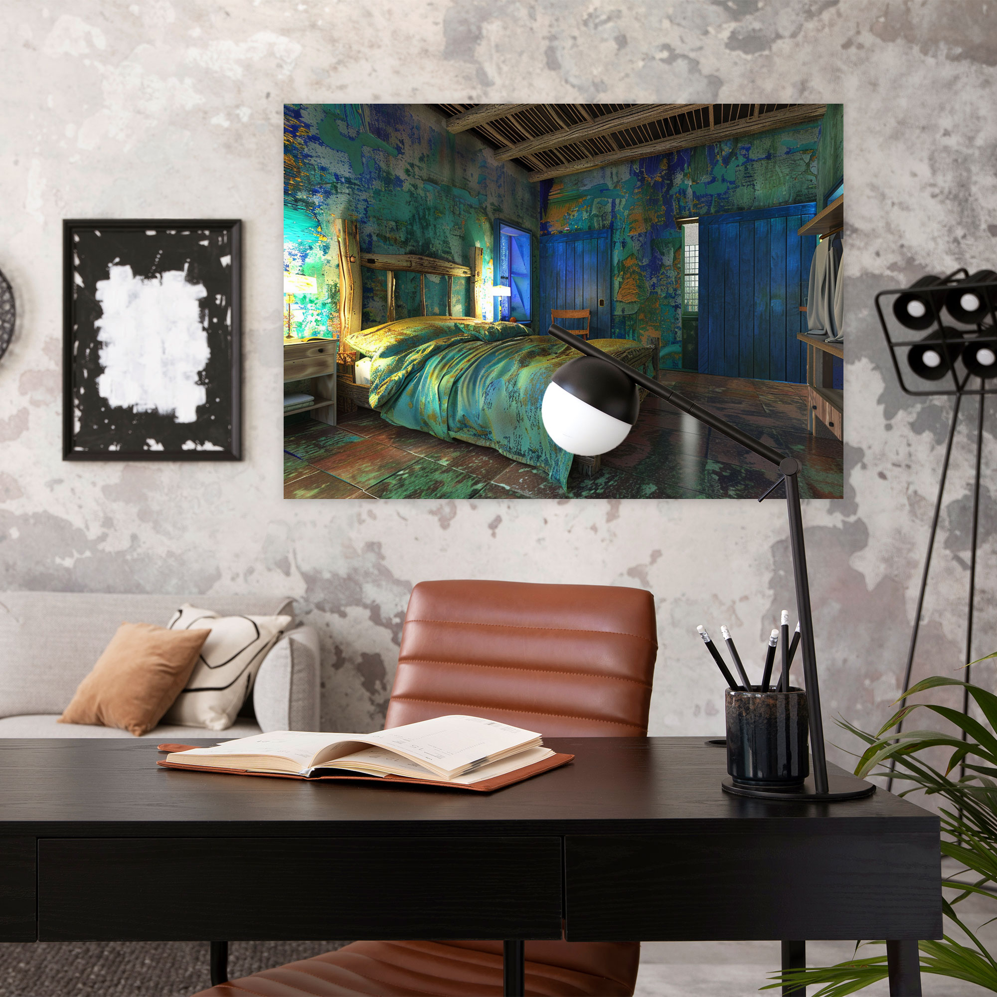 Arles Yatak Odası Kanvas Tablo - Vincent Van Gogh Duvar Sanatı