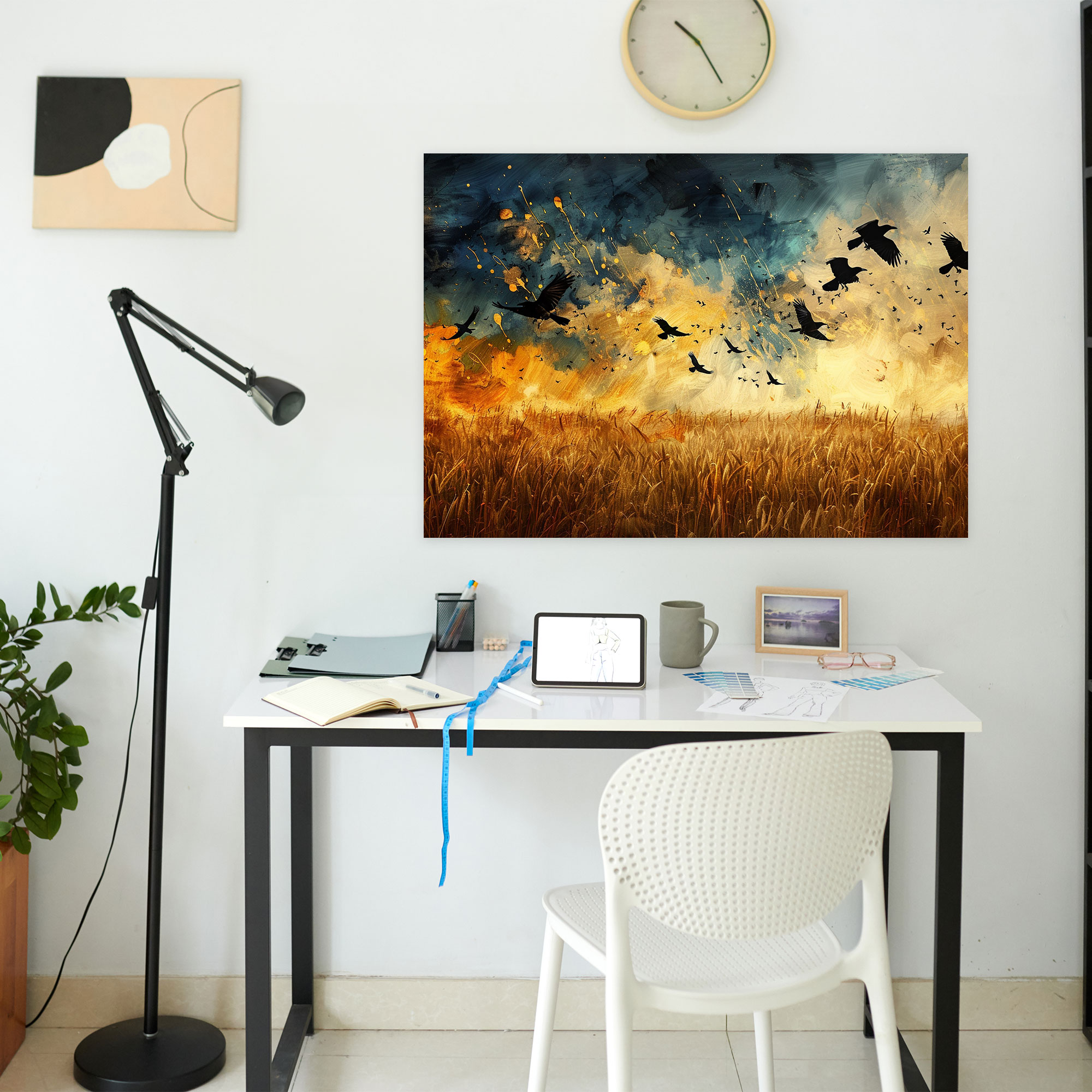 Vincent Van Gogh Wheat Field Canvas Print - Vincent Van Gogh, Canvas Print, Canvas Wall Art, Wall Art