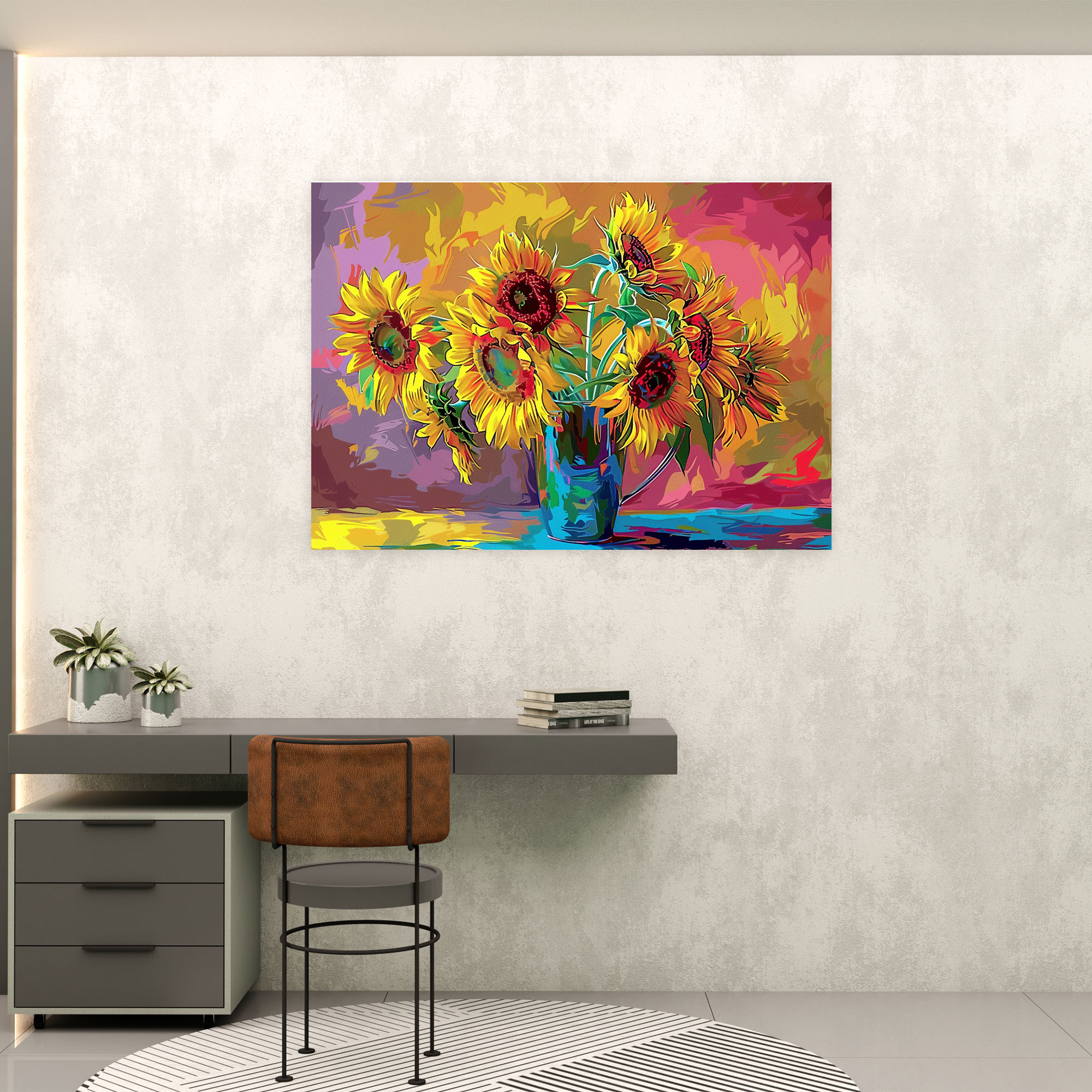 Vincent Van Gogh Sunflowers Wall Art - Vincent Van Gogh, Canvas Print, Wall Art, Vincent Van Gogh