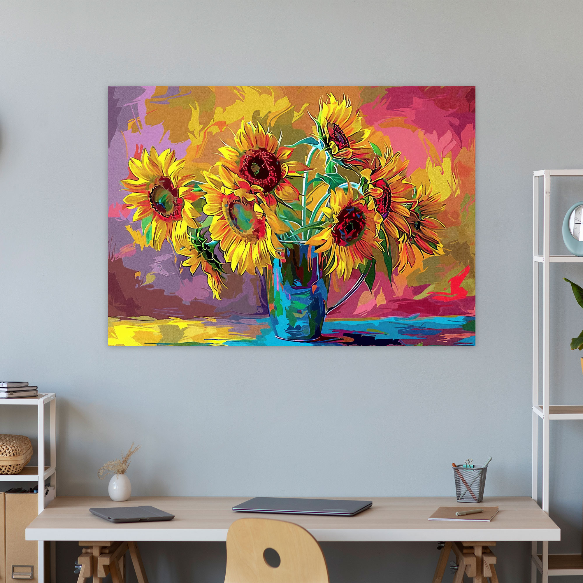 Vincent Van Gogh Sunflowers Wall Art - Vincent Van Gogh, Canvas Print, Wall Art, Vincent Van Gogh