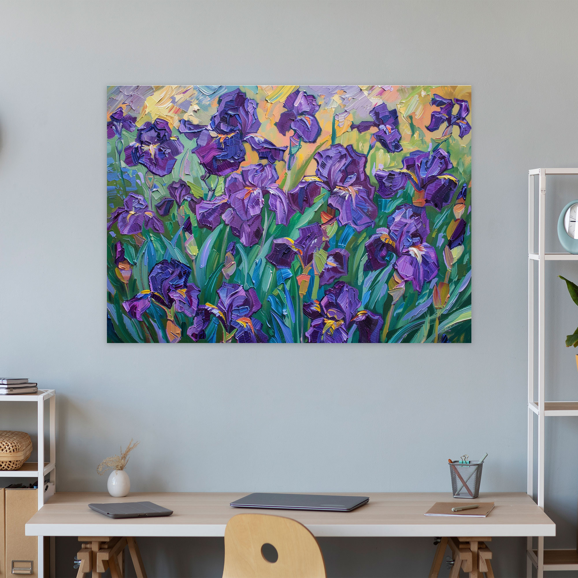 Vincent Van Gogh Irises Wall Decoration - Vincent Van Gogh, Vincent Van Gogh, Canvas Print, Wall Decoration