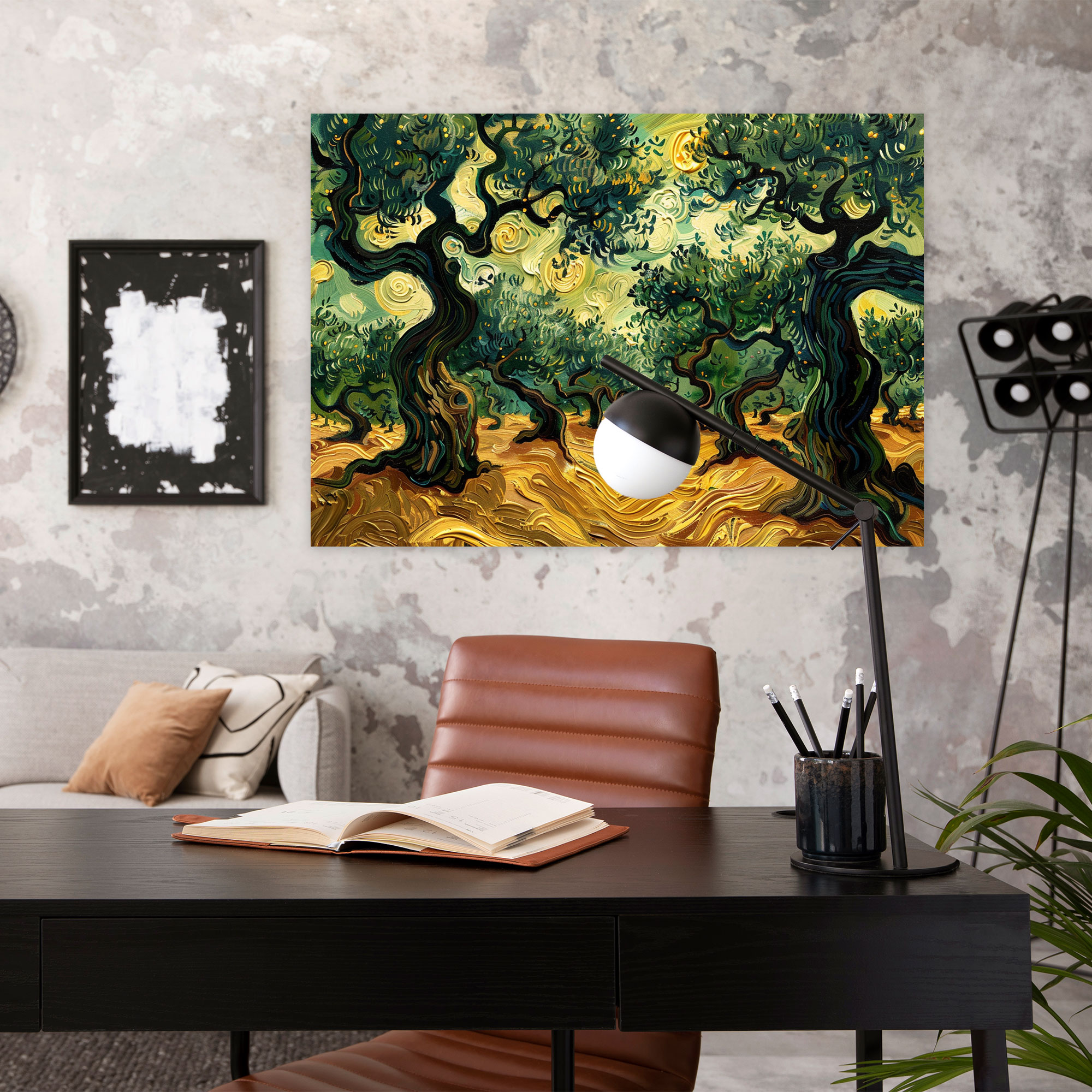 Vincent Van Gogh Olive Trees Canvas Print - Vincent Van Gogh, Wall Decoration, Home Decoration, Wall Art