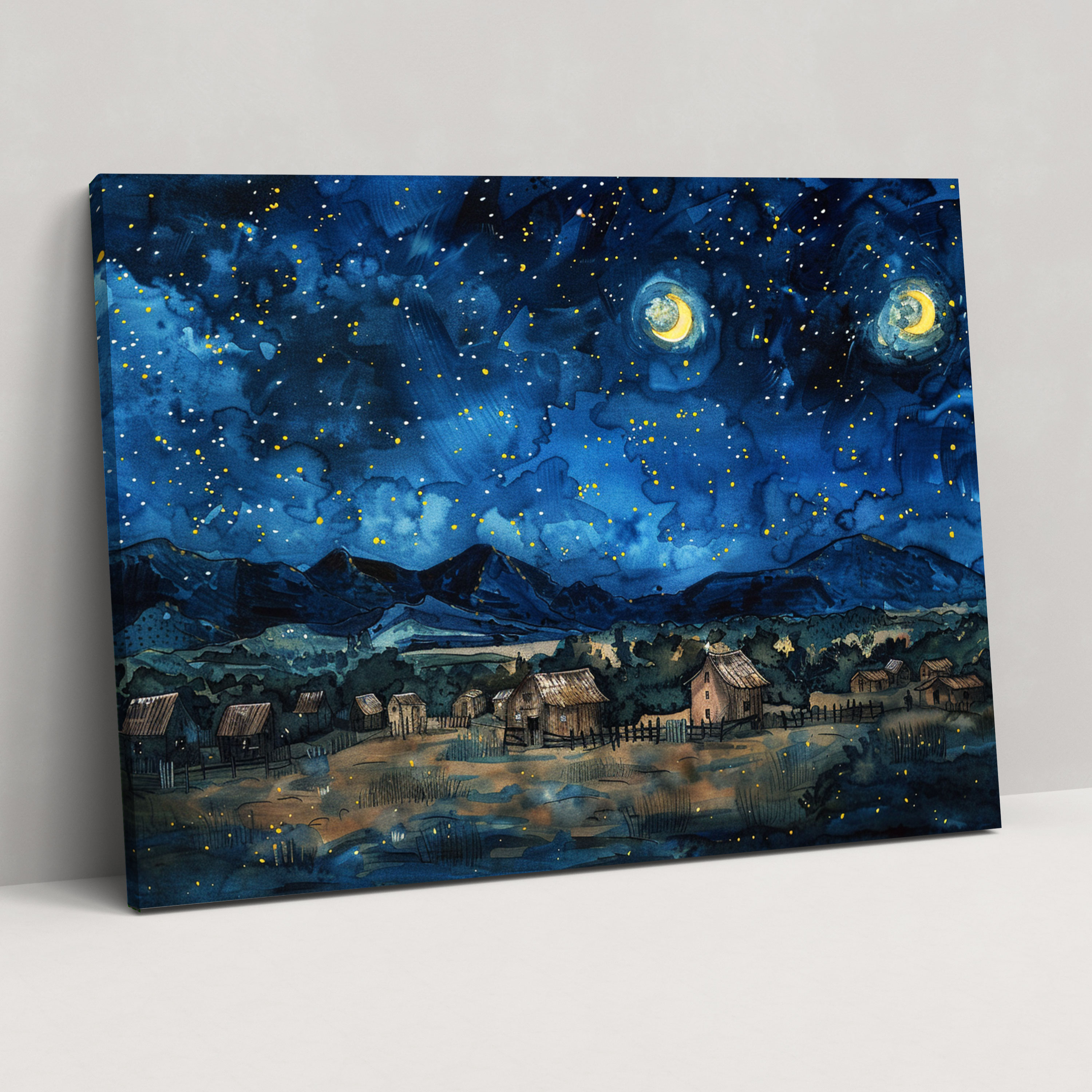 Vincent Van Gogh Starry Night Canvas Print - Vincent Van Gogh, Canvas Print, Canvas, Home Decoration