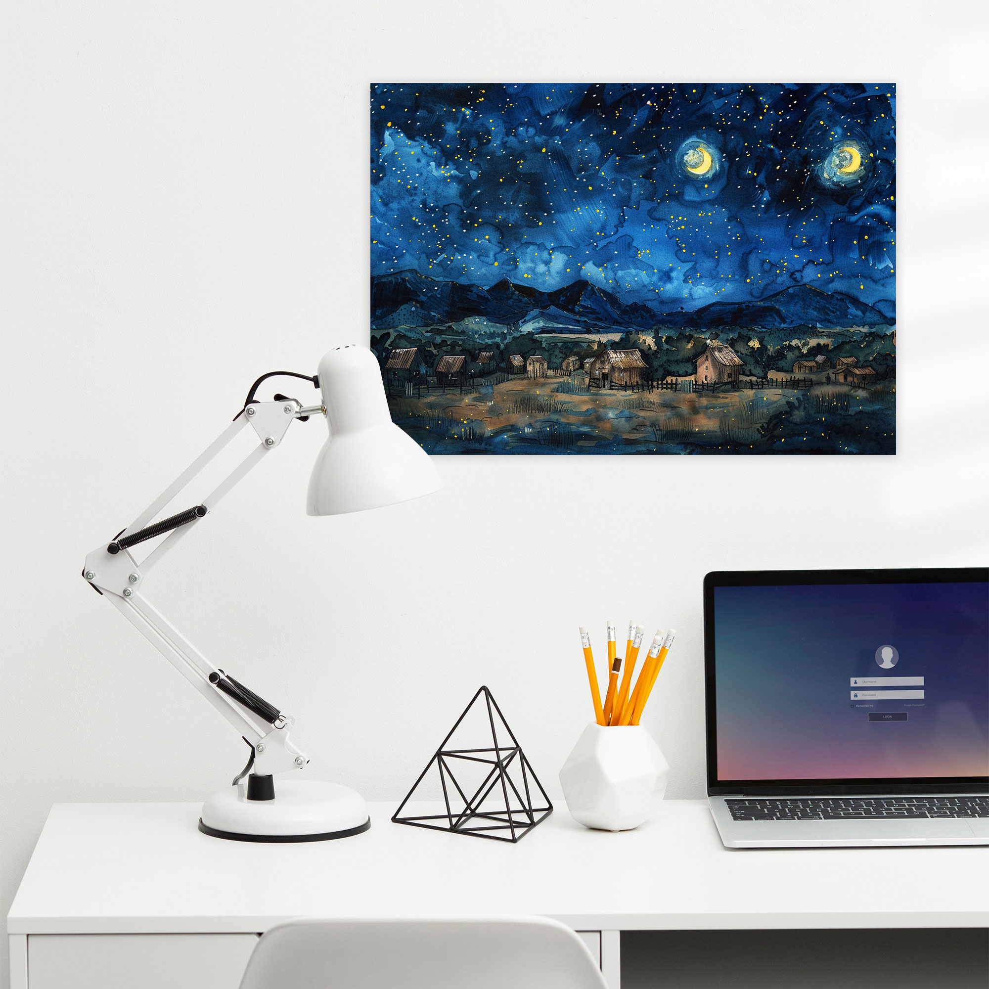Vincent Van Gogh Starry Night Canvas Print - Vincent Van Gogh, Canvas Print, Canvas, Home Decoration