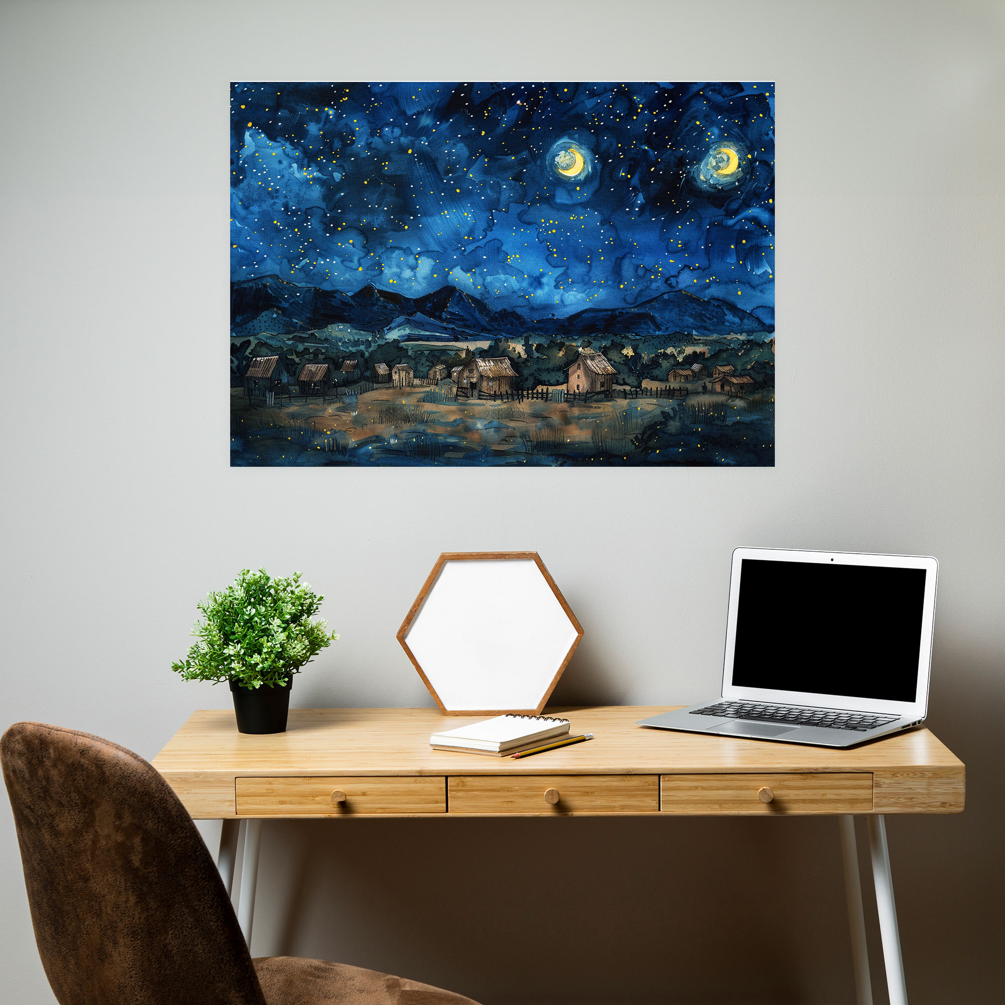 Vincent Van Gogh Starry Night Canvas Print - Vincent Van Gogh, Canvas Print, Canvas, Home Decoration