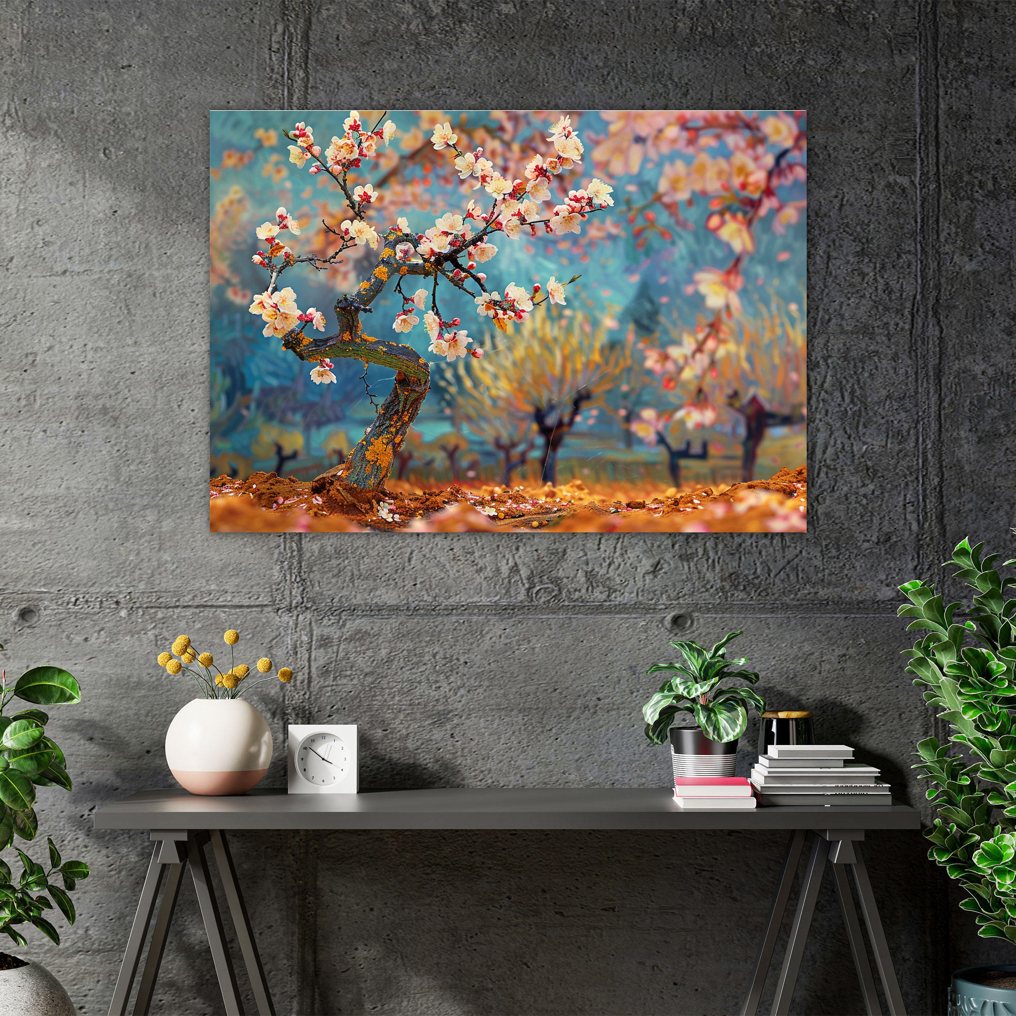 Vincent Van Gogh Blossoming Almond Tree Wall Decoration - Vincent Van Gogh, Home Decoration, Canvas Wall Art, Vincent Van Gogh
