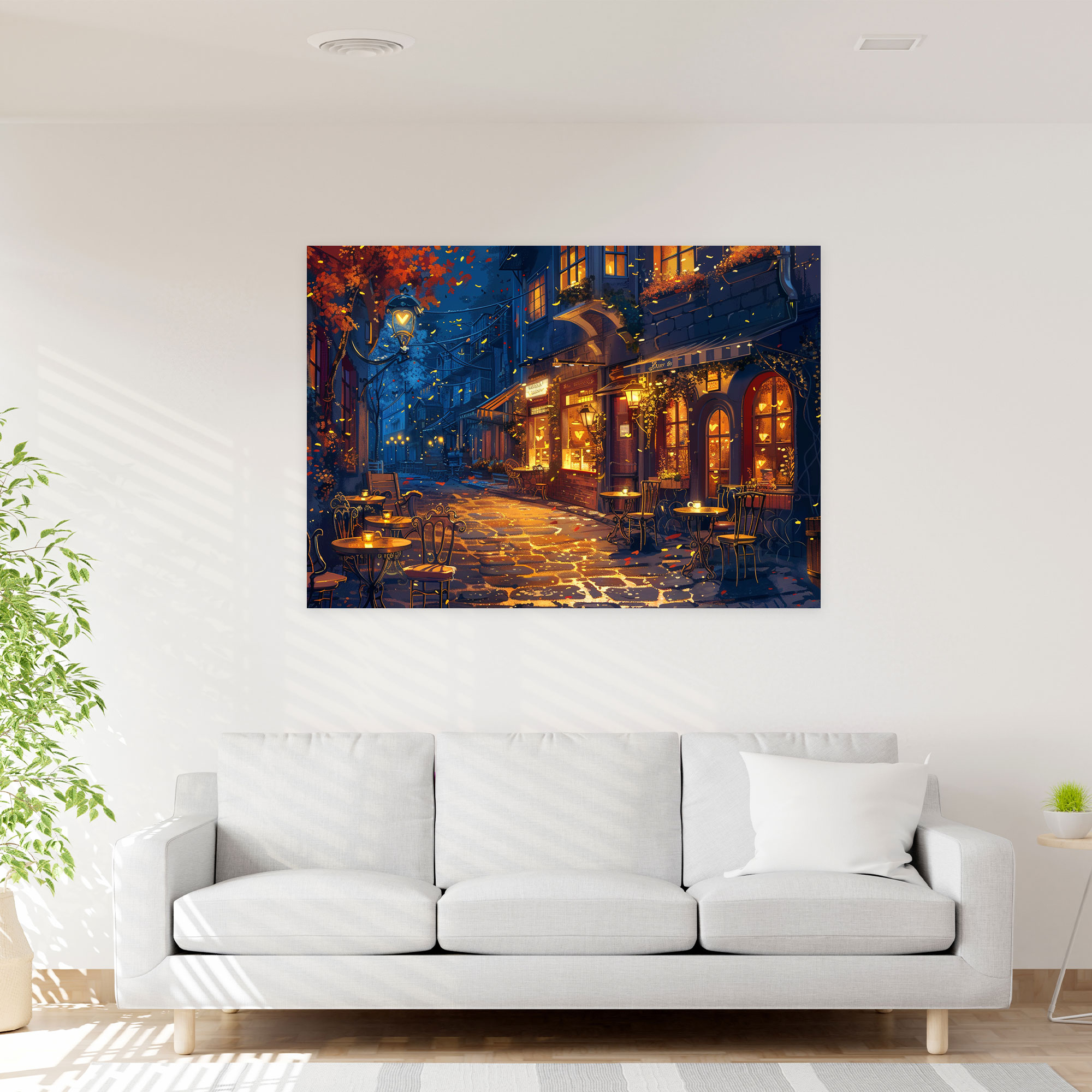 Vincent Van Gogh Cafe Terrace Canvas Print - Vincent Van Gogh, Wall Decoration, Home Decoration, Wall Art