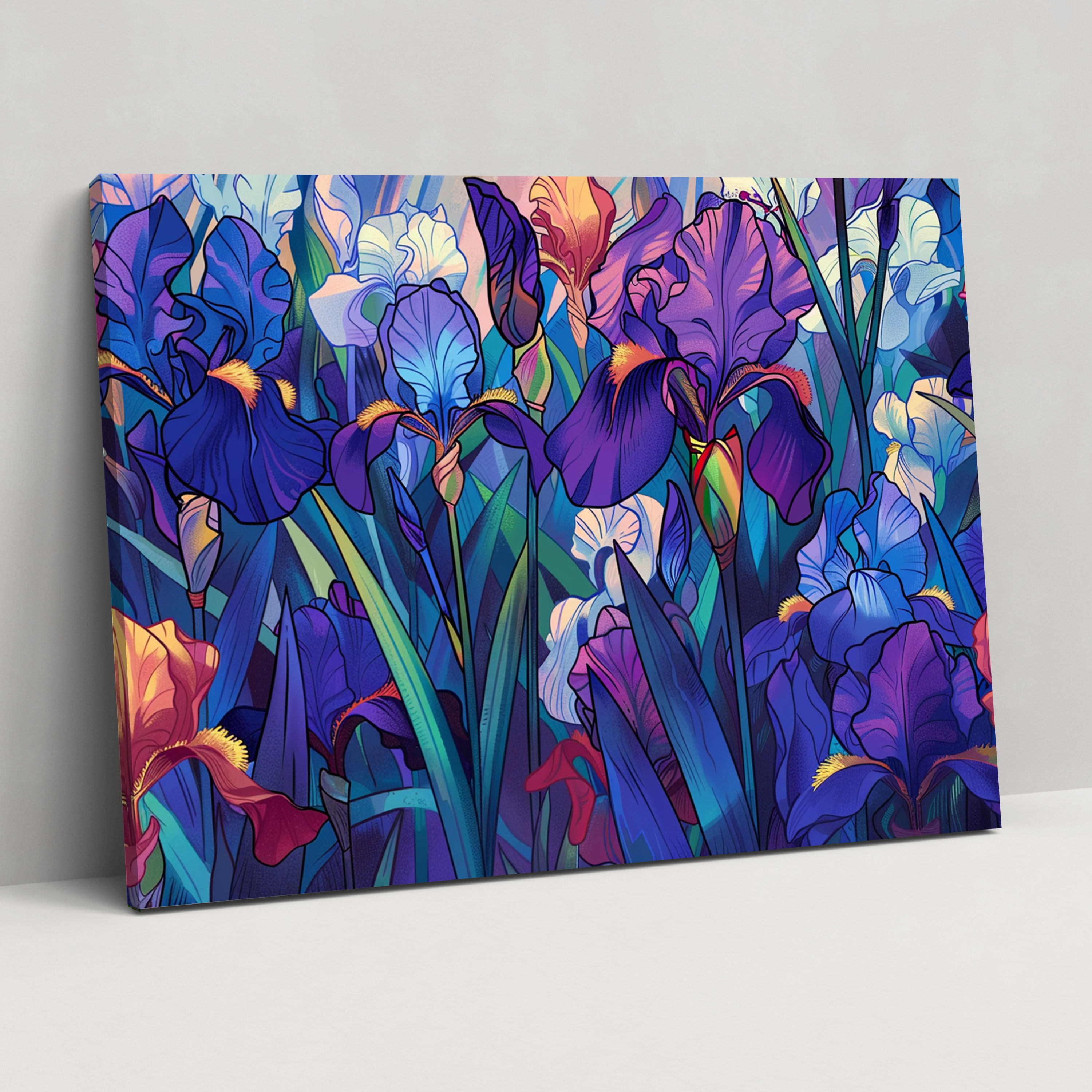 Vincent Van Gogh Irises Wall Decoration - Vincent Van Gogh, Canvas, Home Decoration, Wall Decoration