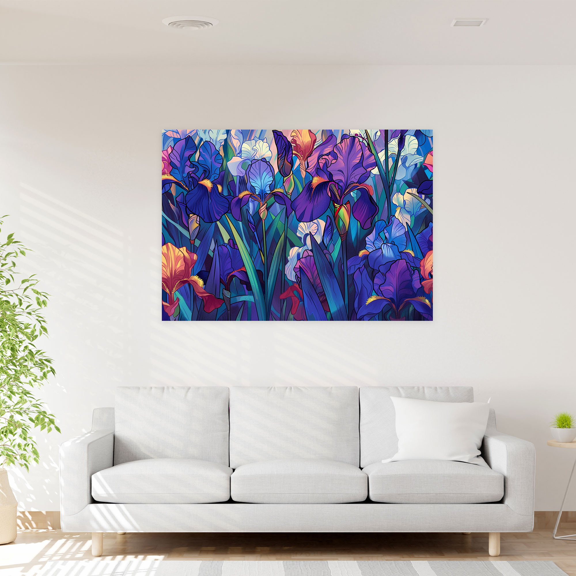 Vincent Van Gogh Irises Wall Decoration - Vincent Van Gogh, Canvas, Home Decoration, Wall Decoration