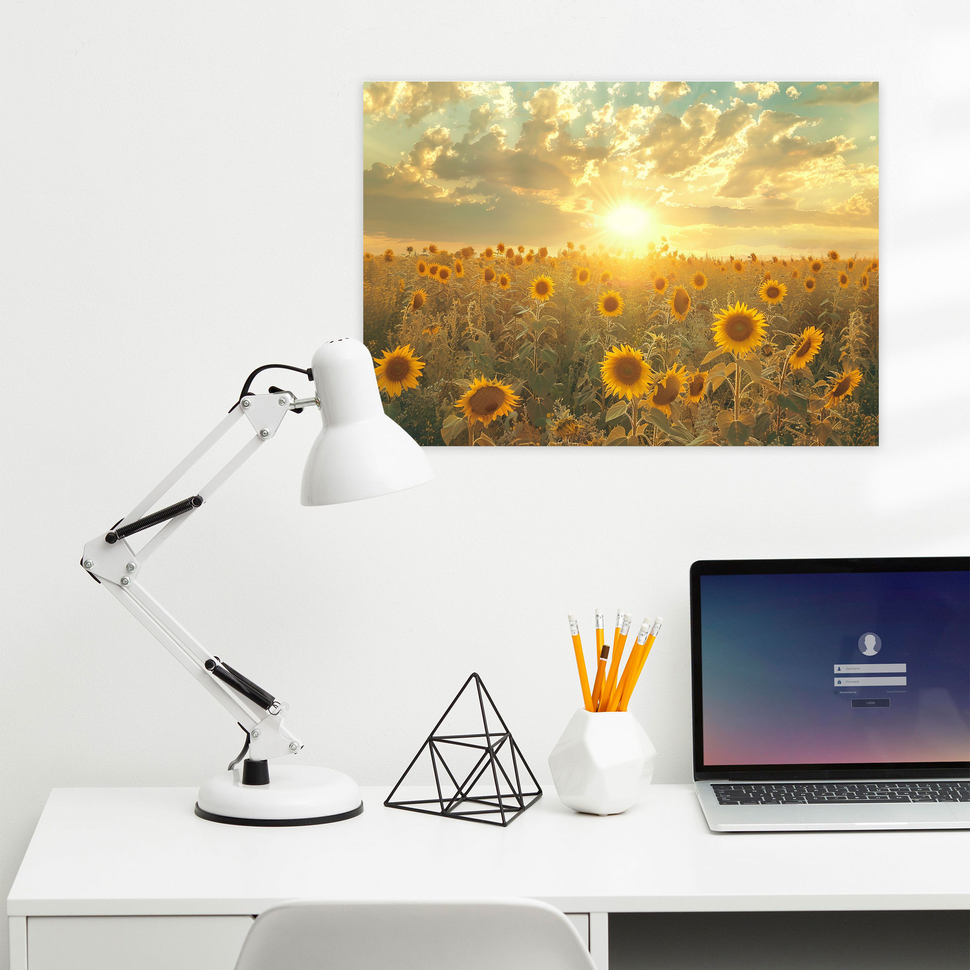 Vincent Van Gogh Sunflower Field Wall Art - Vincent Van Gogh, Canvas Wall Art, Vincent Van Gogh, Wall Decoration