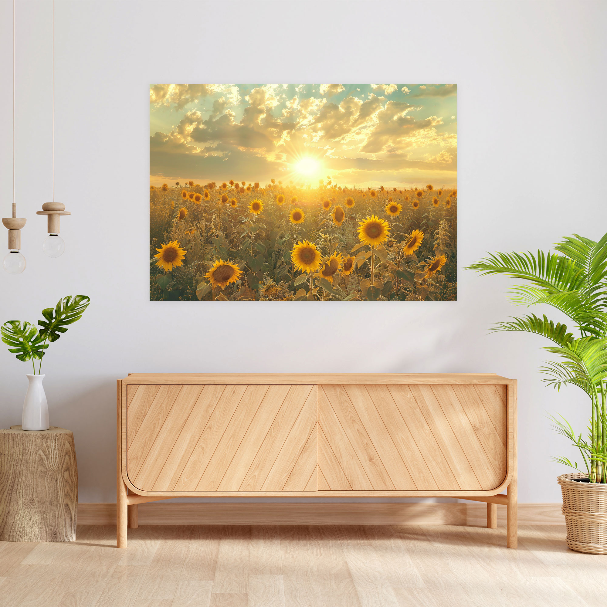 Vincent Van Gogh Sunflower Field Wall Art - Vincent Van Gogh, Canvas Wall Art, Vincent Van Gogh, Wall Decoration