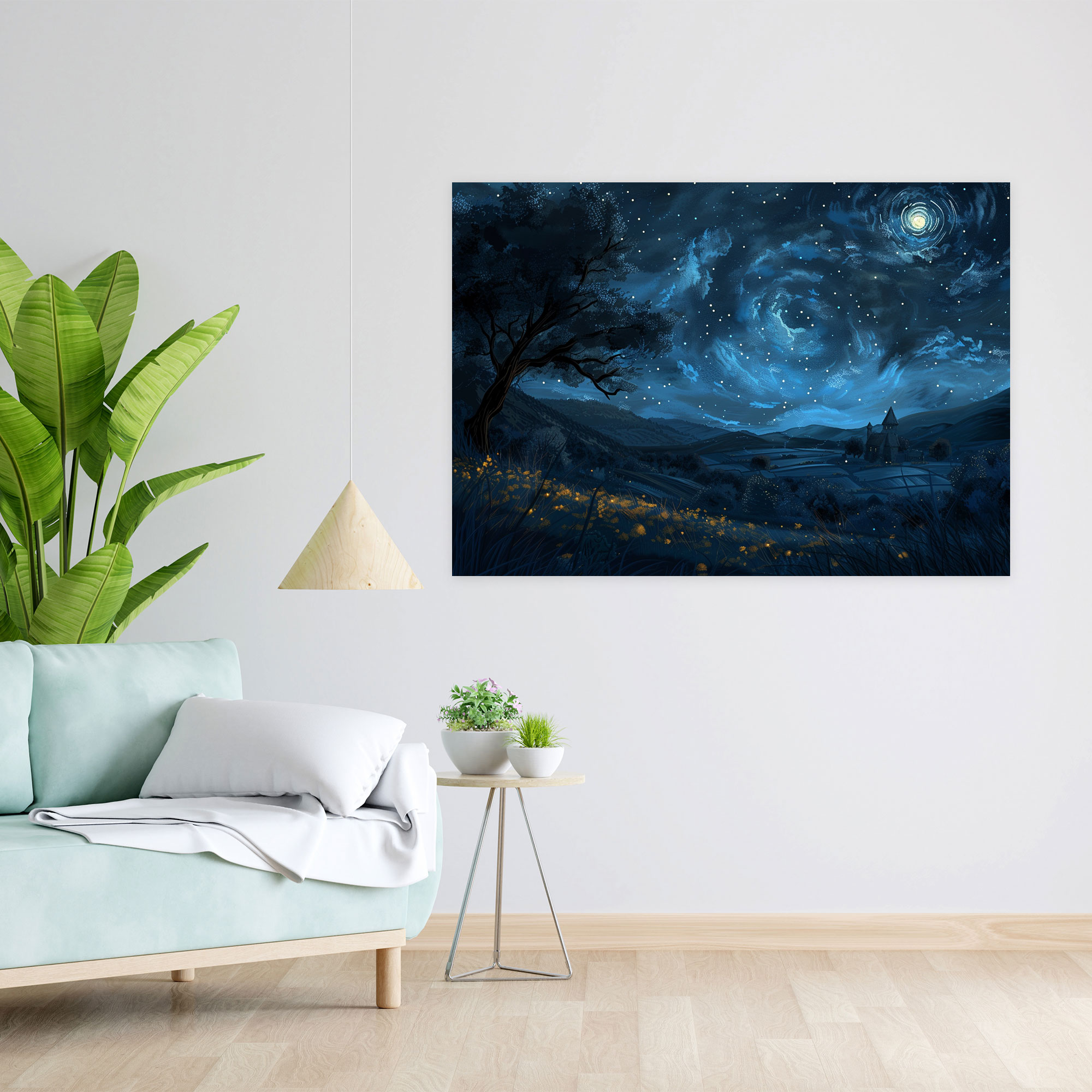 Vincent Van Gogh Starry Night Canvas Print - Vincent Van Gogh, Wall Decoration, Wall Art, Canvas