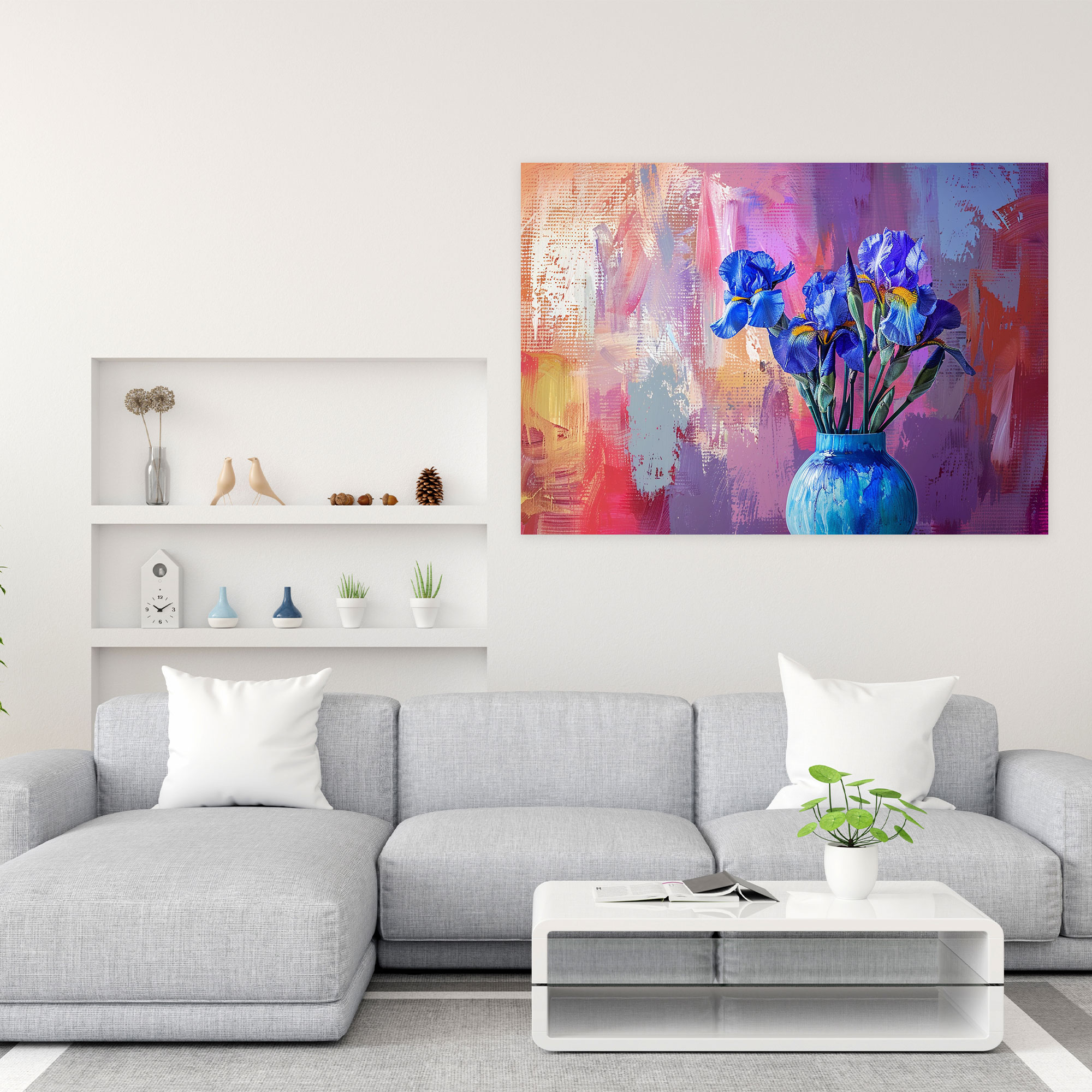 Vincent Van Gogh Irises Canvas Print - Vincent Van Gogh, Home Decoration, Wall Decoration, Canvas Print