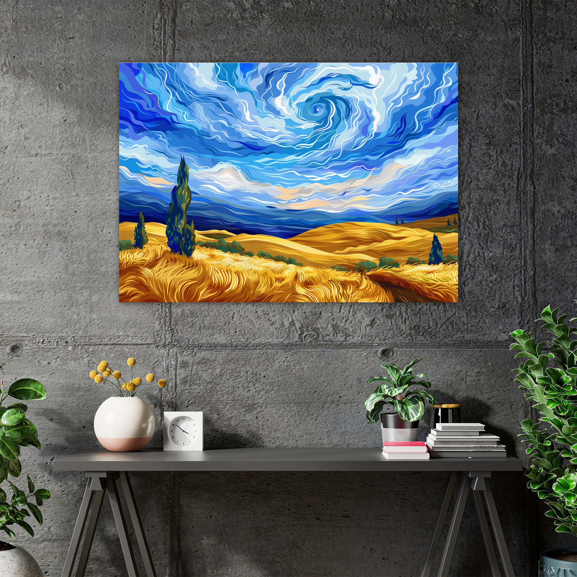 Vincent Van Gogh Wheat Field Wall Decoration - Vincent Van Gogh, Vincent Van Gogh, Home Decoration, Wall Decoration