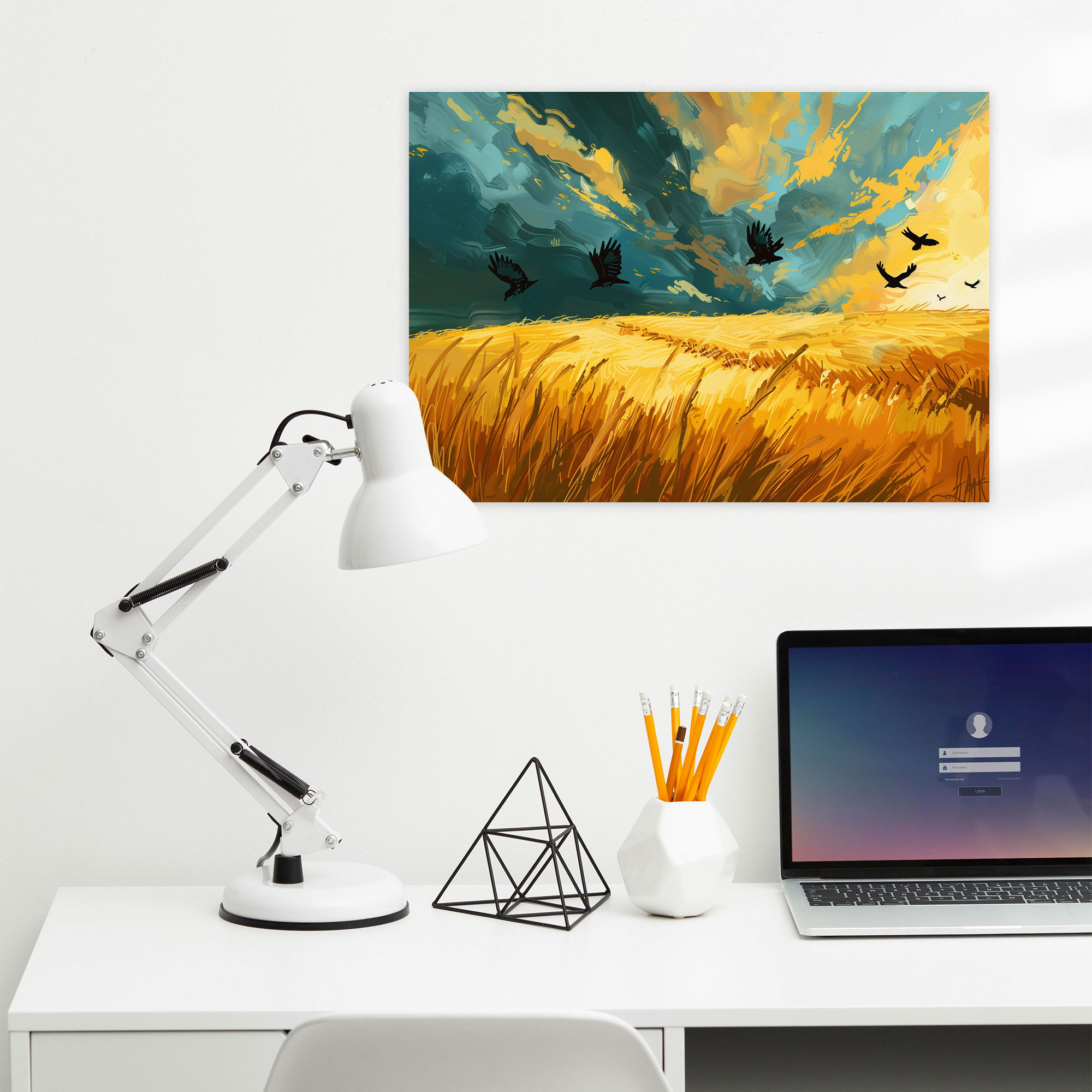 Vincent Van Gogh Wheatfield With Crows Wall Art - Vincent Van Gogh, Vincent Van Gogh, Home Decoration, Canvas