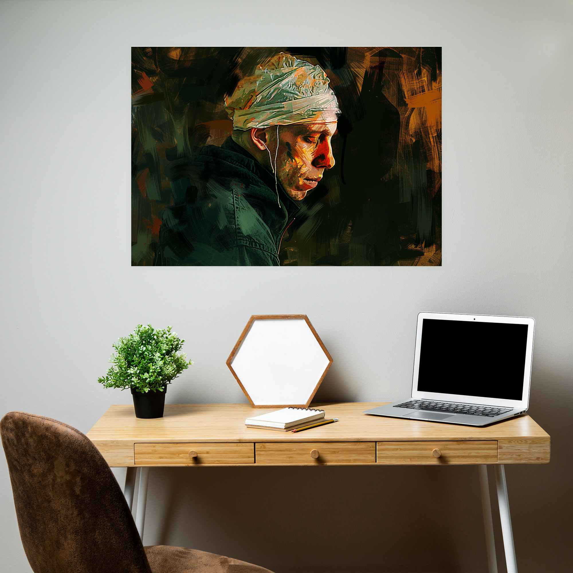 Vincent Van Gogh Self Portrait Canvas Print - Vincent Van Gogh, Canvas Print, Canvas Wall Art, Wall Decoration