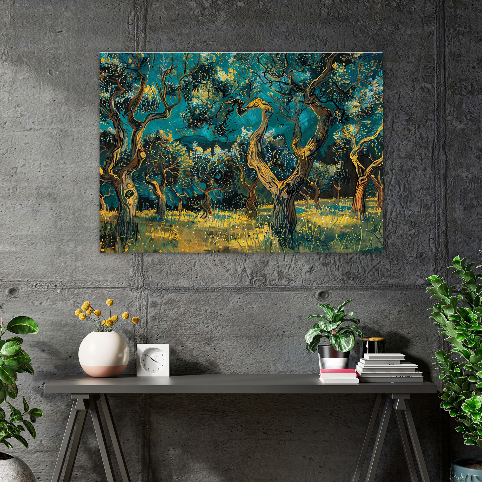 Vincent Van Gogh Olive Grove Canvas Print - Vincent Van Gogh, Canvas Wall Art, Home Decoration, Vincent Van Gogh