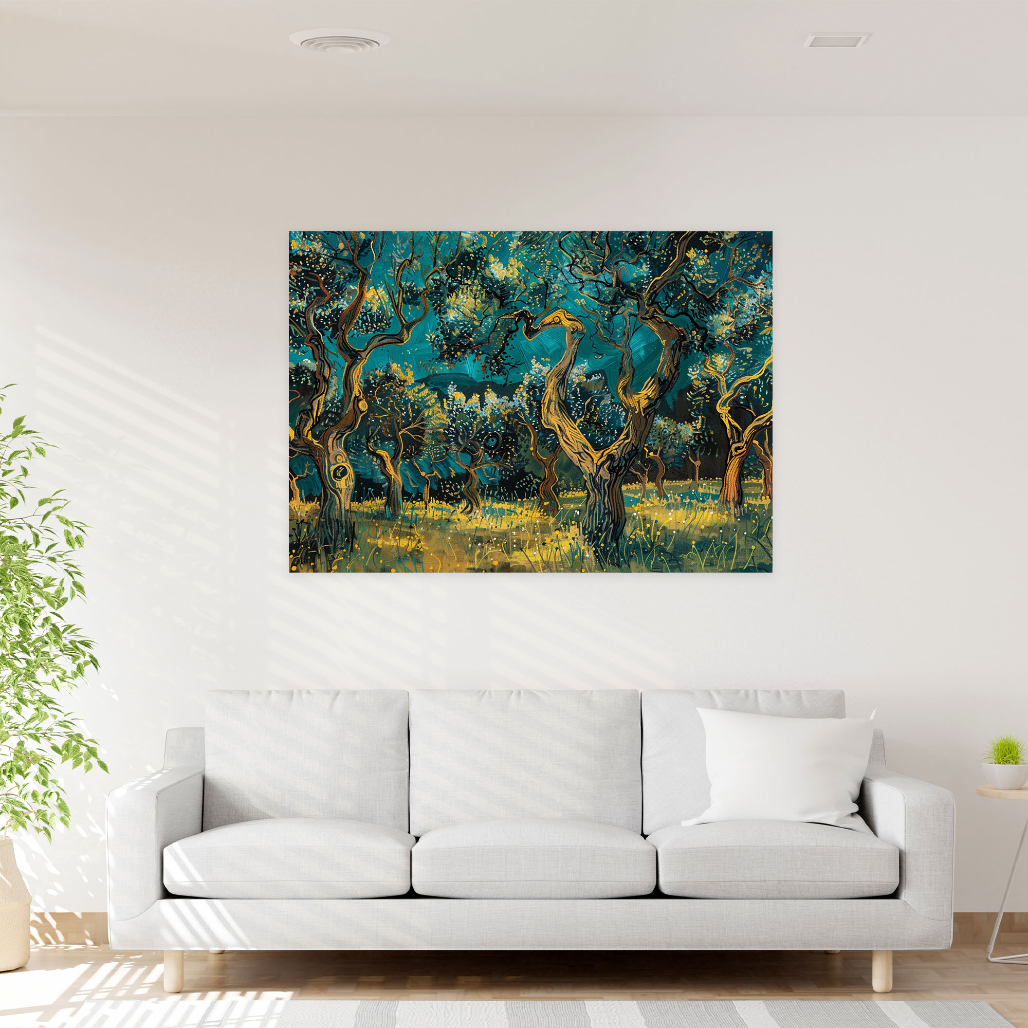 Vincent Van Gogh Olive Grove Canvas Print - Vincent Van Gogh, Canvas Wall Art, Home Decoration, Vincent Van Gogh