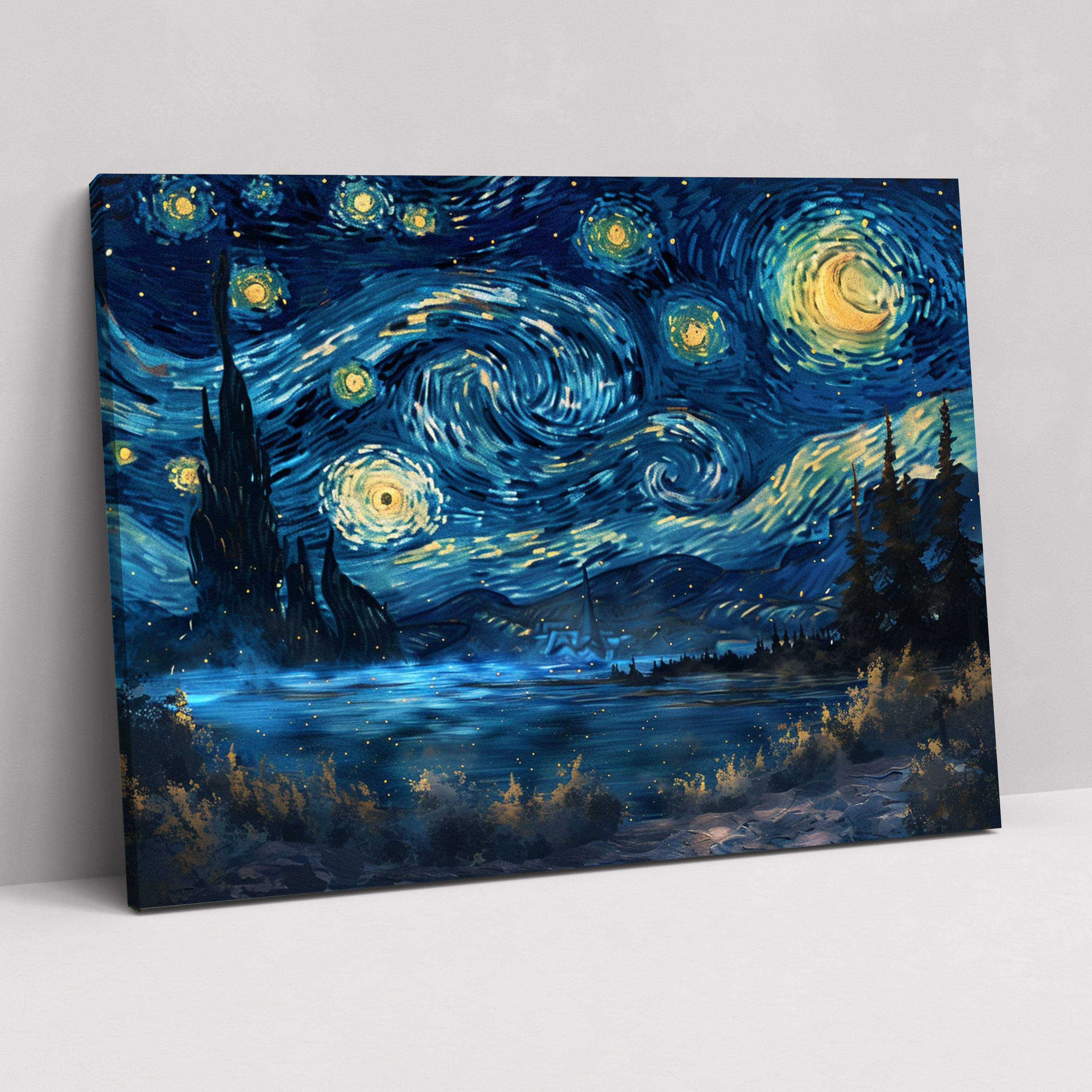 Vincent Van Gogh Starry Night Sky Wall Art - Vincent Van Gogh, Home Decoration, Wall Decoration, Wall Art