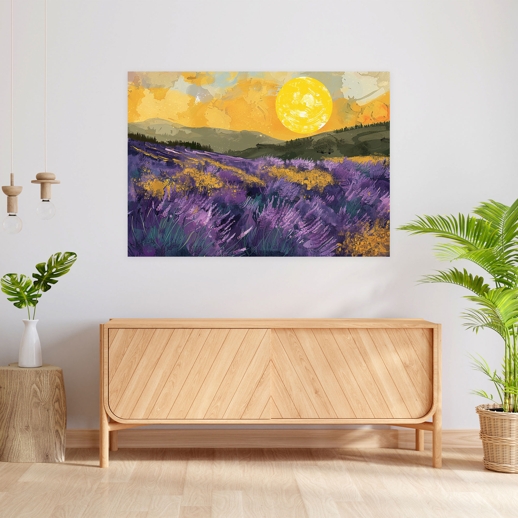 Vincent Van Gogh Lavender Fields Canvas Print - Vincent Van Gogh, Canvas Wall Art, Vincent Van Gogh, Canvas