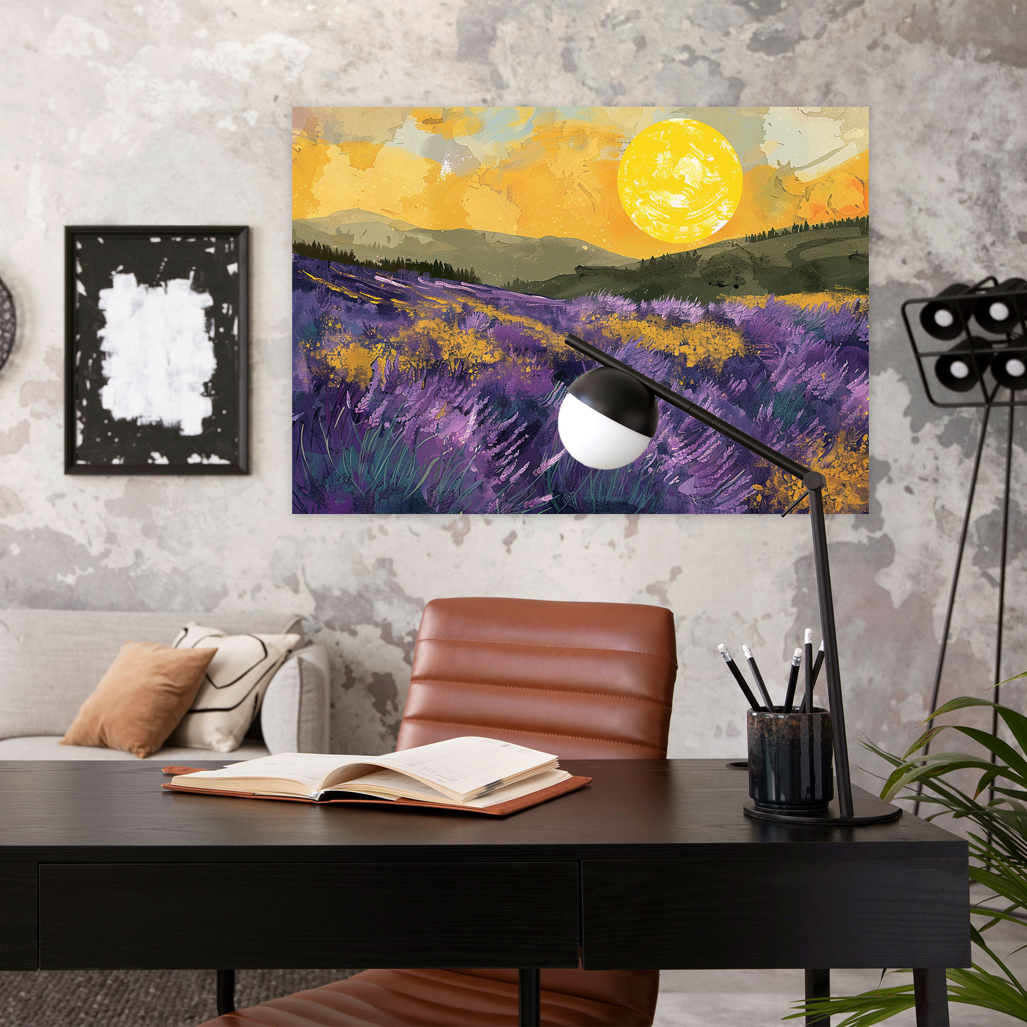 Vincent Van Gogh Lavender Fields Canvas Print - Vincent Van Gogh, Canvas Wall Art, Vincent Van Gogh, Canvas