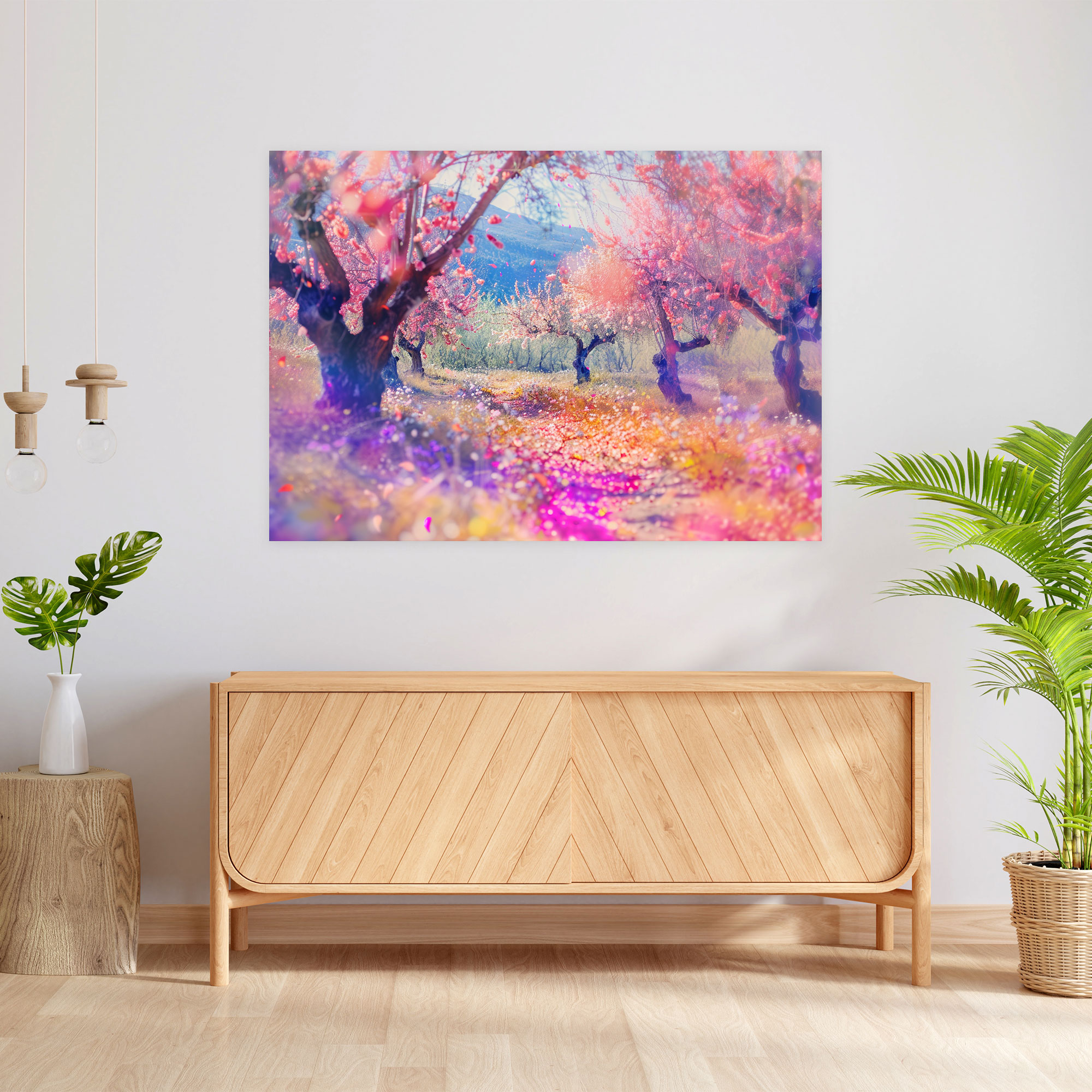 Vincent Van Gogh Almond Trees Canvas Print - Vincent Van Gogh, Vincent Van Gogh, Wall Decoration, Canvas Print