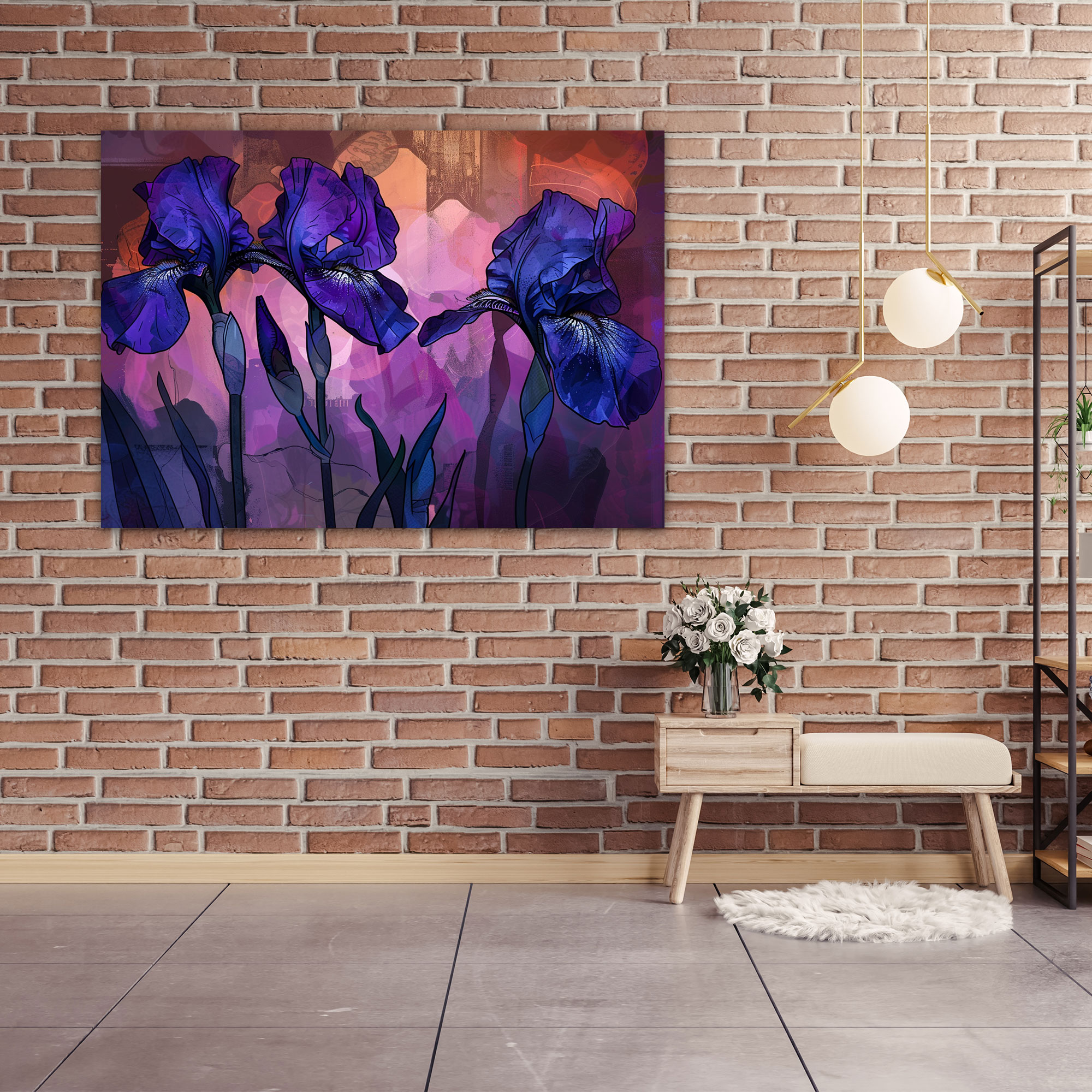 Vincent Van Gogh Irises Canvas Print - Vincent Van Gogh, Wall Art, Canvas, Wall Decoration