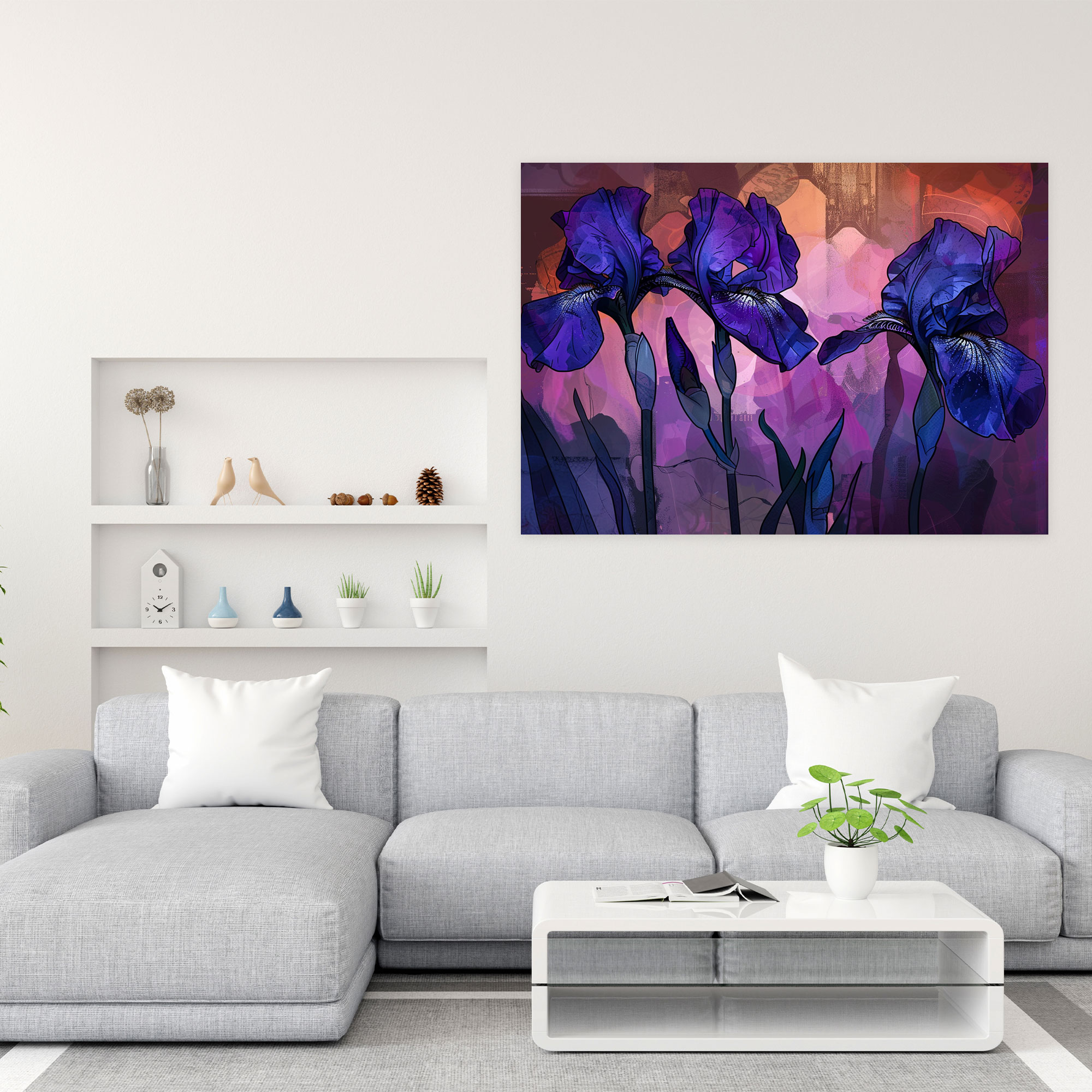 Vincent Van Gogh Irises Canvas Print - Vincent Van Gogh, Wall Art, Canvas, Wall Decoration