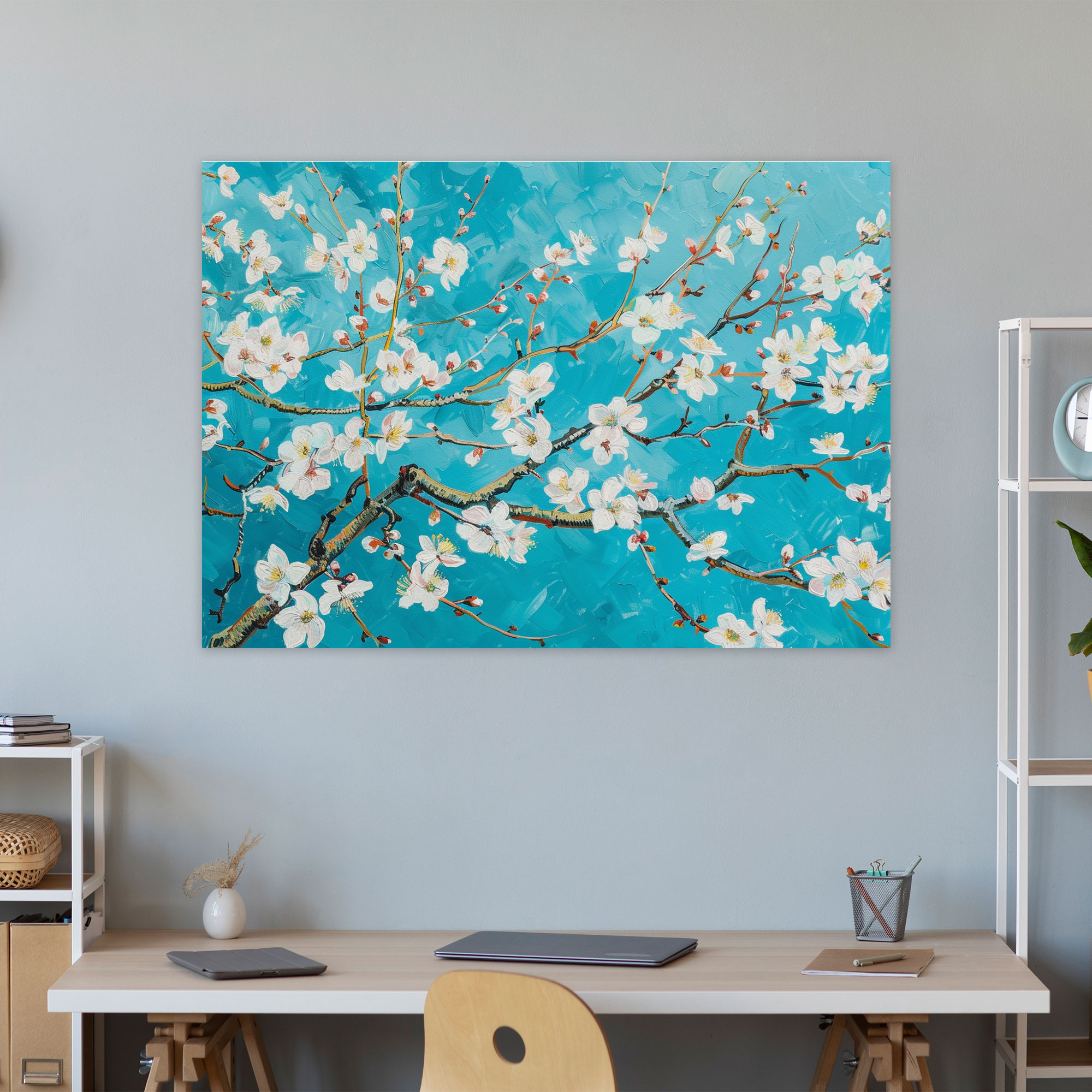 Vincent Van Gogh Almond Blossoms Canvas Print - Vincent Van Gogh, Vincent Van Gogh, Wall Art, Wall Decoration