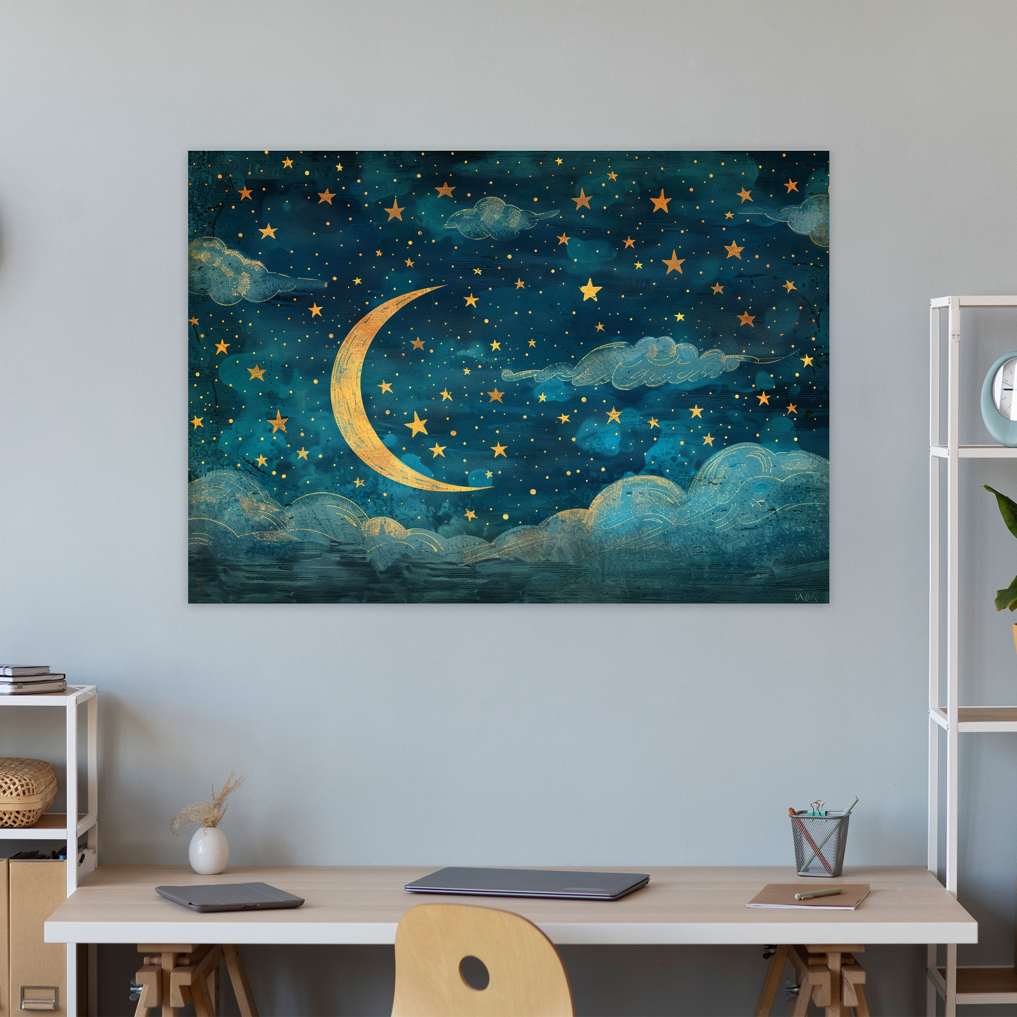 Vincent Van Gogh Starry Night Sky Canvas Print - Vincent Van Gogh, Home Decoration, Canvas, Wall Art
