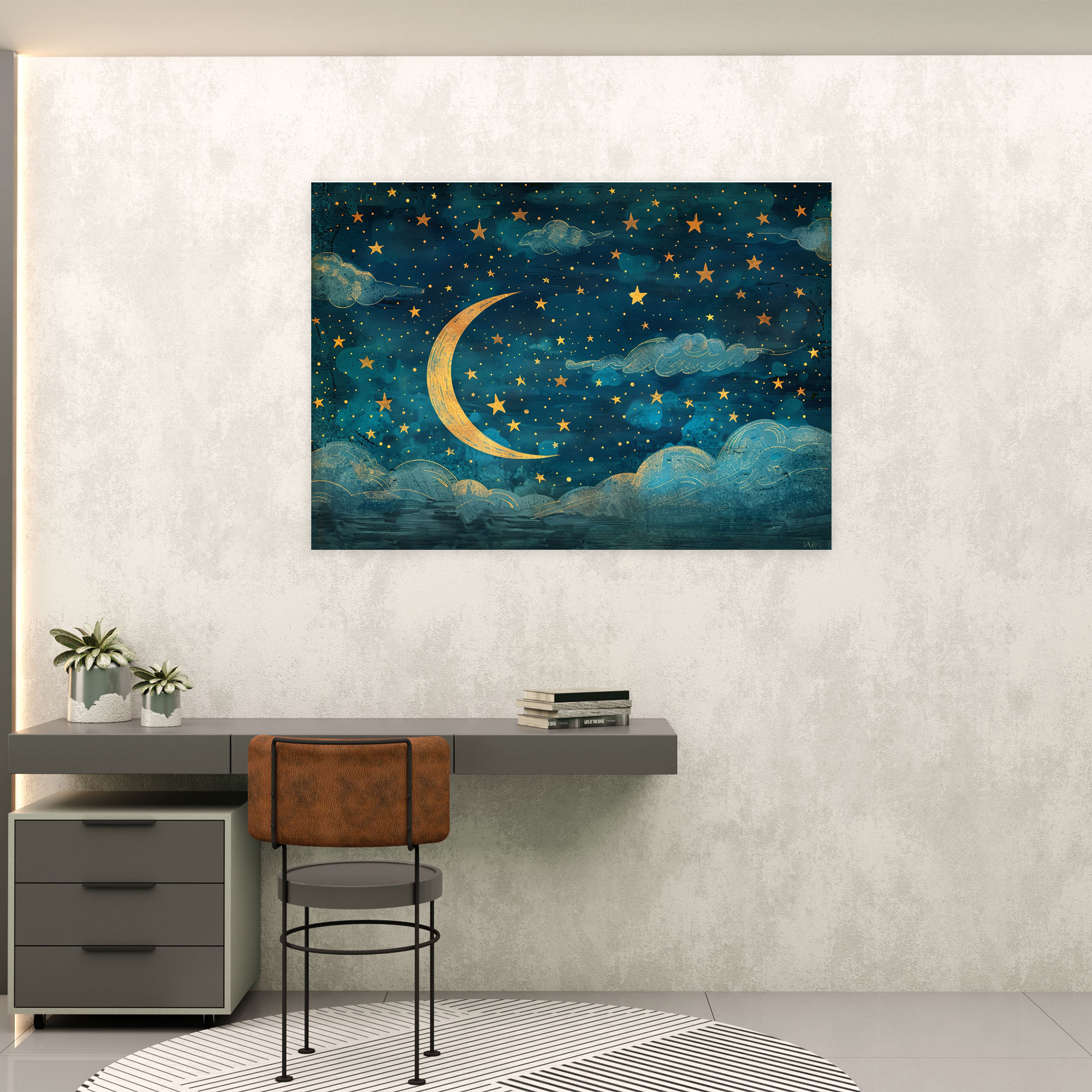 Vincent Van Gogh Starry Night Sky Canvas Print - Vincent Van Gogh, Home Decoration, Canvas, Wall Art