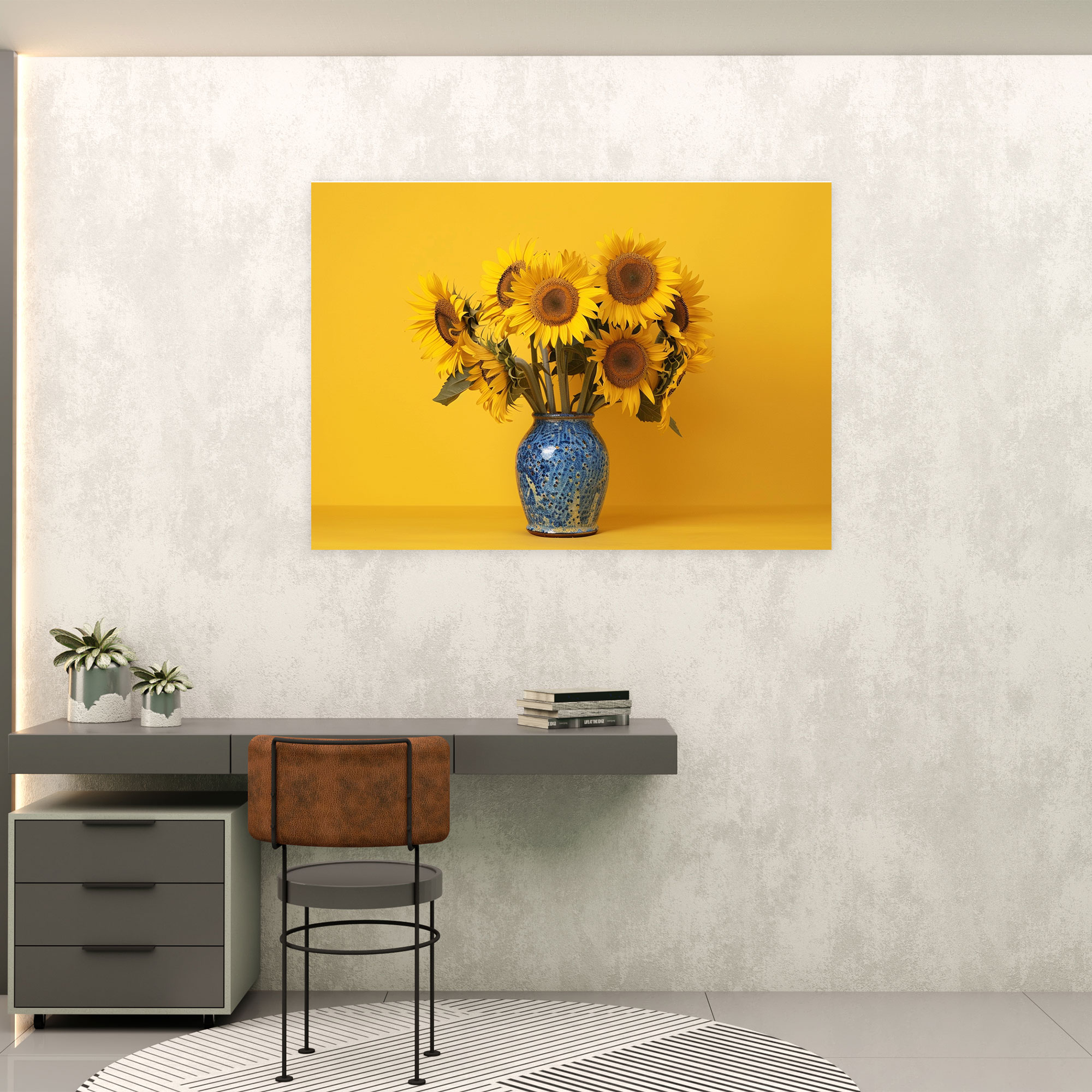 Vincent Van Gogh Sunflower Vase Wall Art - Vincent Van Gogh, Vincent Van Gogh, Canvas Print, Canvas