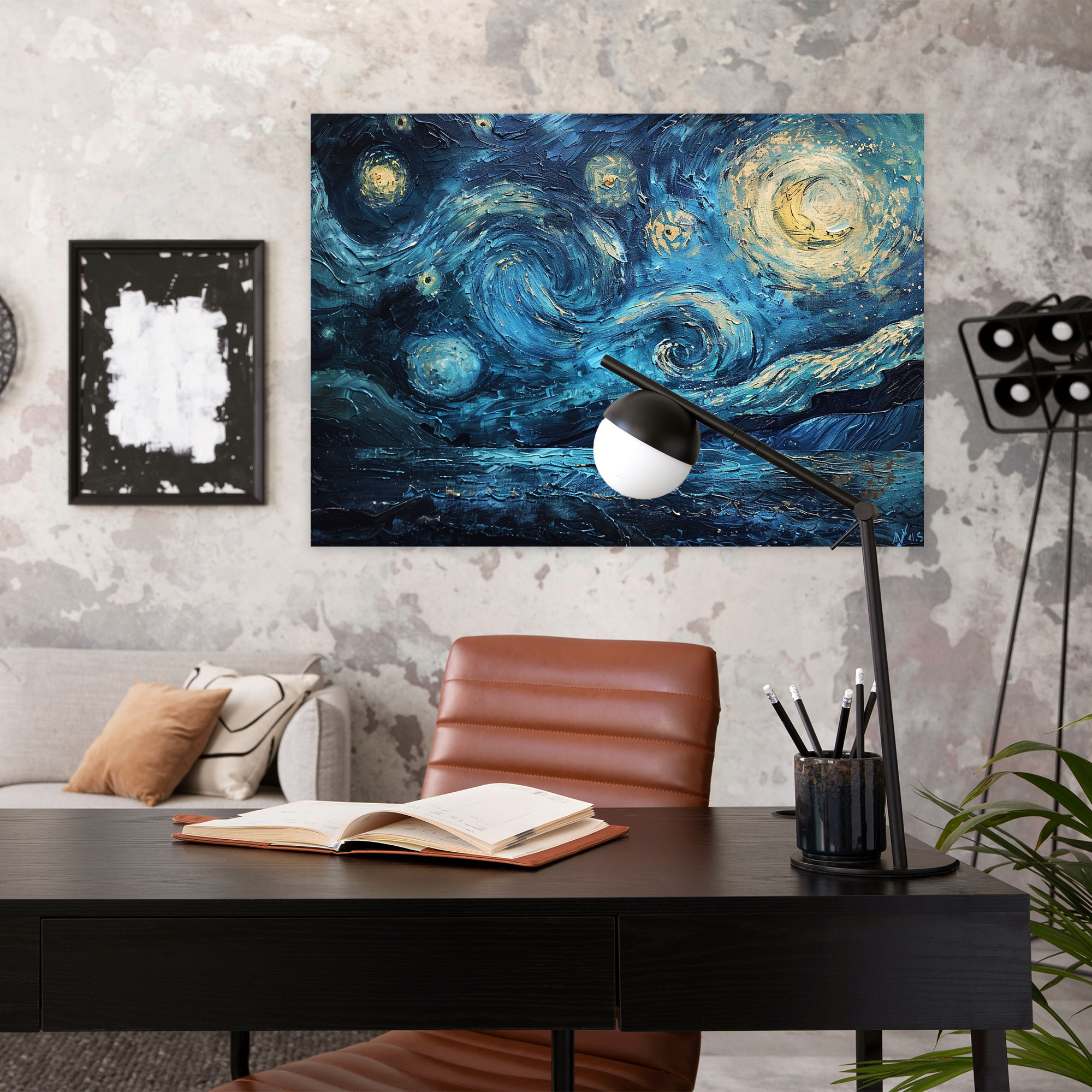 Starry Night Sky Vincent Van Gogh Canvas Print - Vincent Van Gogh, Canvas Wall Art, Canvas Print, Wall Decoration