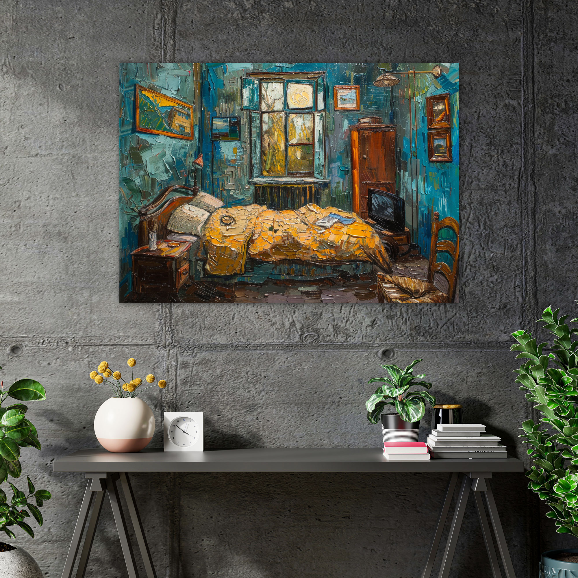 The Bedroom Vincent Van Gogh Wall Art - Vincent Van Gogh, Canvas Print, Vincent Van Gogh, Wall Art
