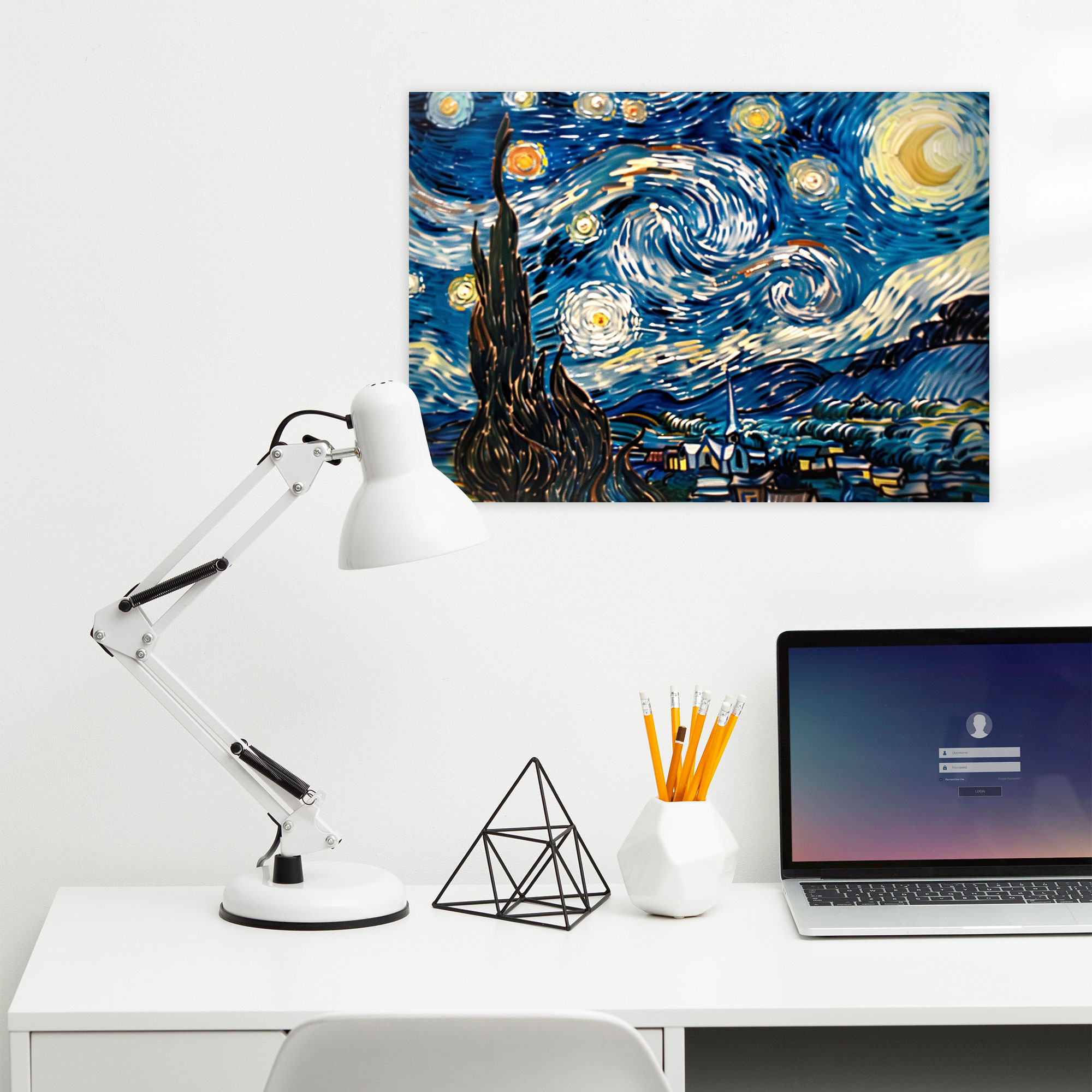 The Starry Night Vincent Van Gogh Canvas Print - Vincent Van Gogh, Vincent Van Gogh, Canvas, Wall Decoration