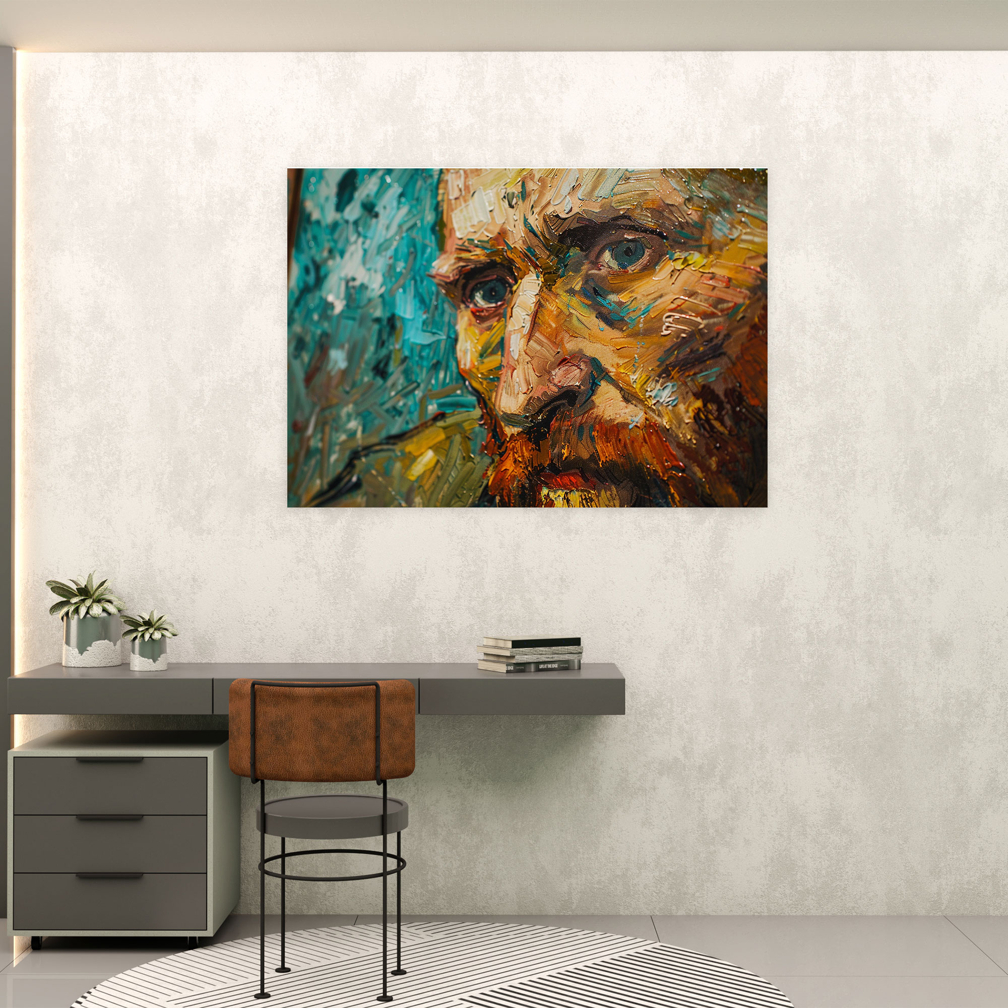 Vincent Van Gogh Self-Portrait Wall Art - Vincent Van Gogh, Vincent Van Gogh, Wall Art, Home Decoration