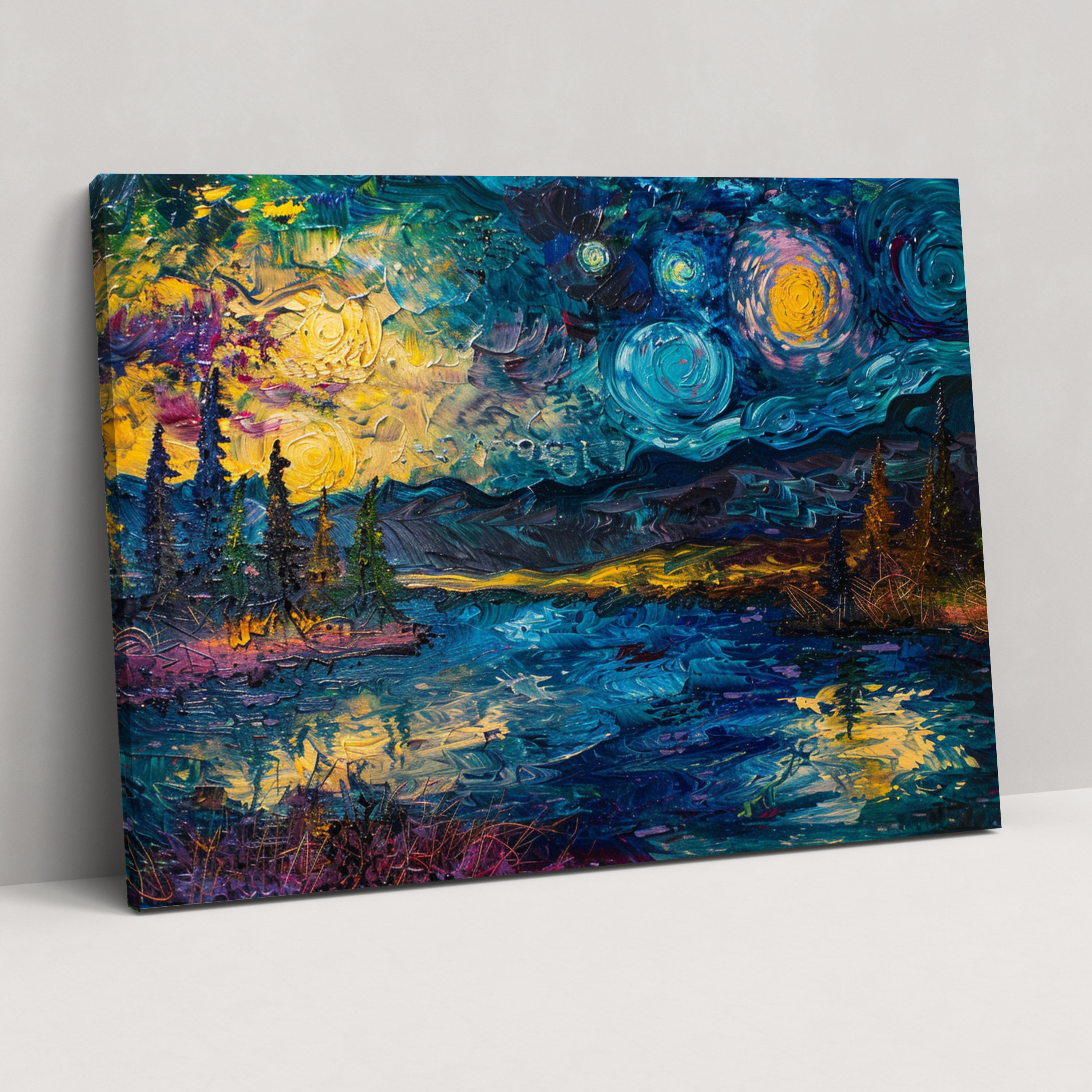 Starry Night Vincent Van Gogh Canvas Print - Vincent Van Gogh, Home Decoration, Canvas Print, Starry Night