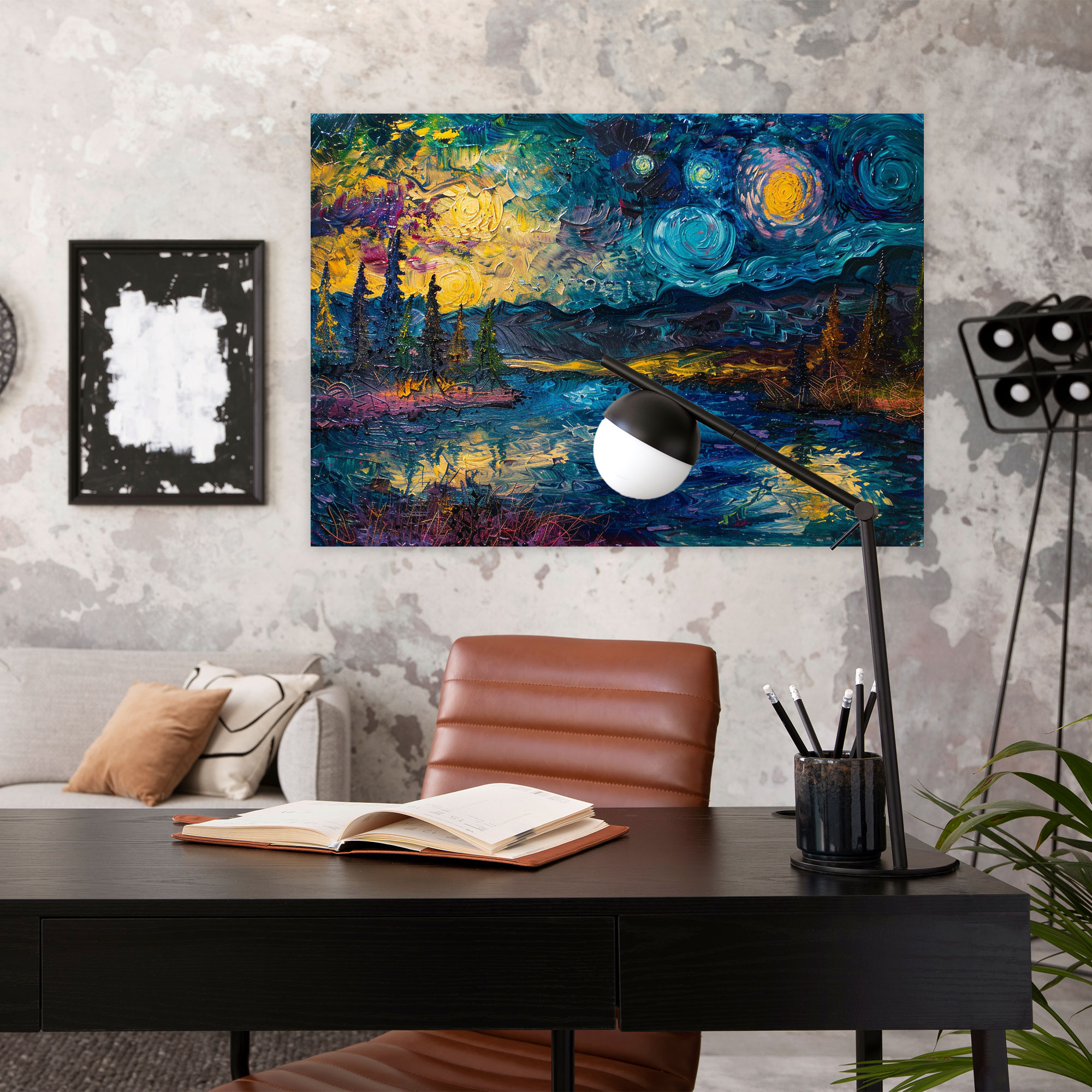 Starry Night Vincent Van Gogh Canvas Print - Vincent Van Gogh, Home Decoration, Canvas Print, Starry Night