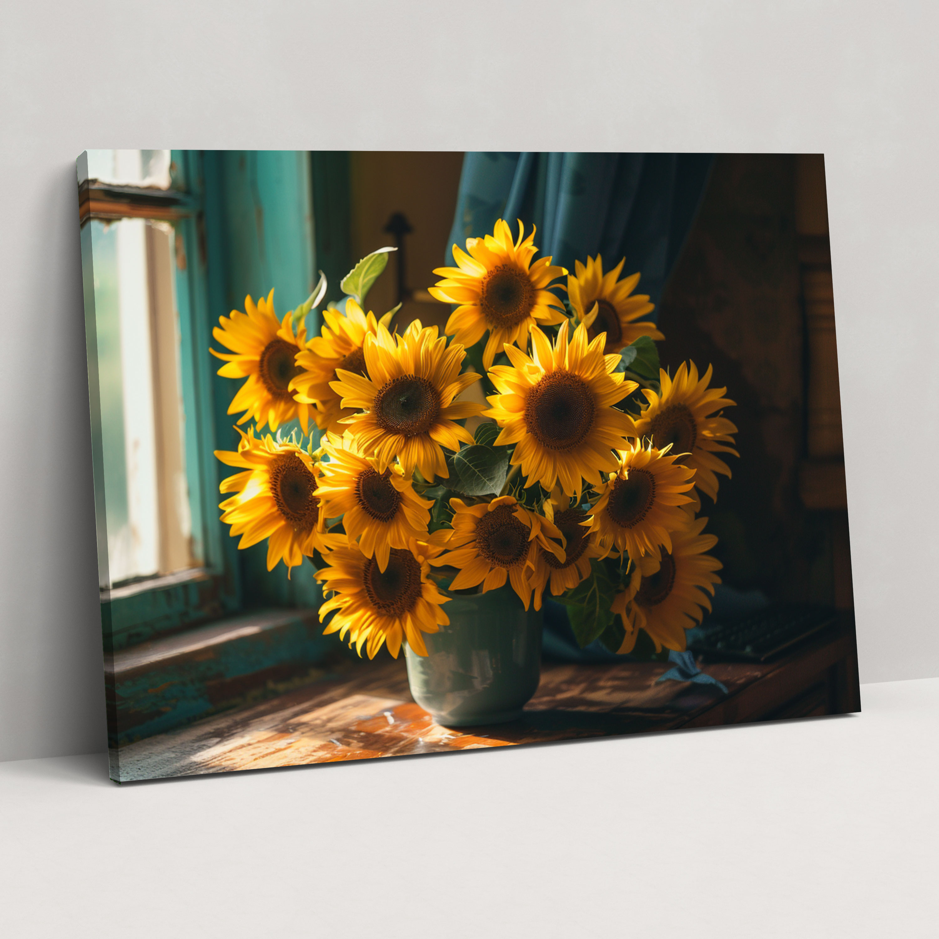 Sunflowers Vincent Van Gogh Wall Art - Vincent Van Gogh, Wall Art, Sunflowers, Wall Decoration