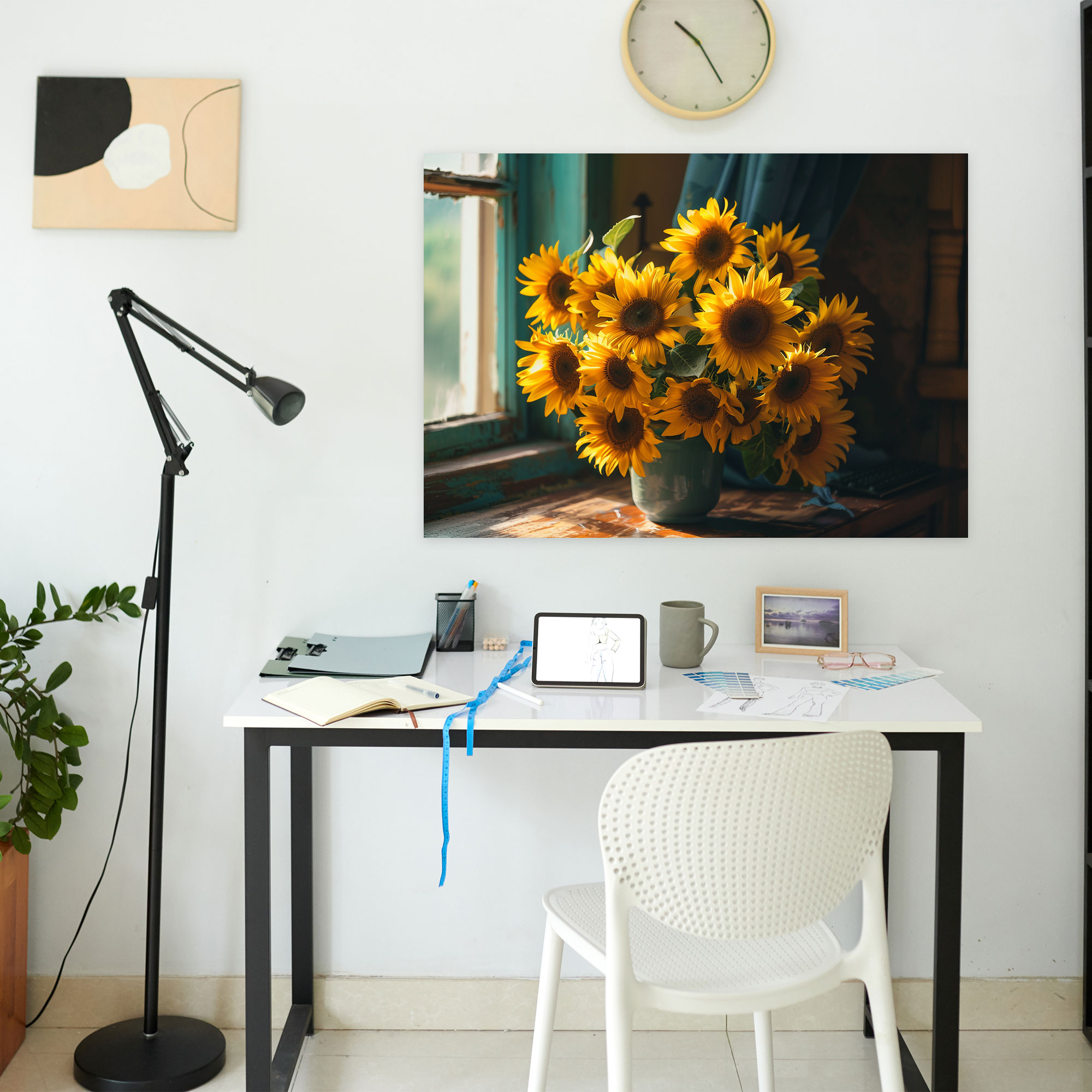 Sunflowers Vincent Van Gogh Wall Art - Vincent Van Gogh, Wall Art, Sunflowers, Wall Decoration