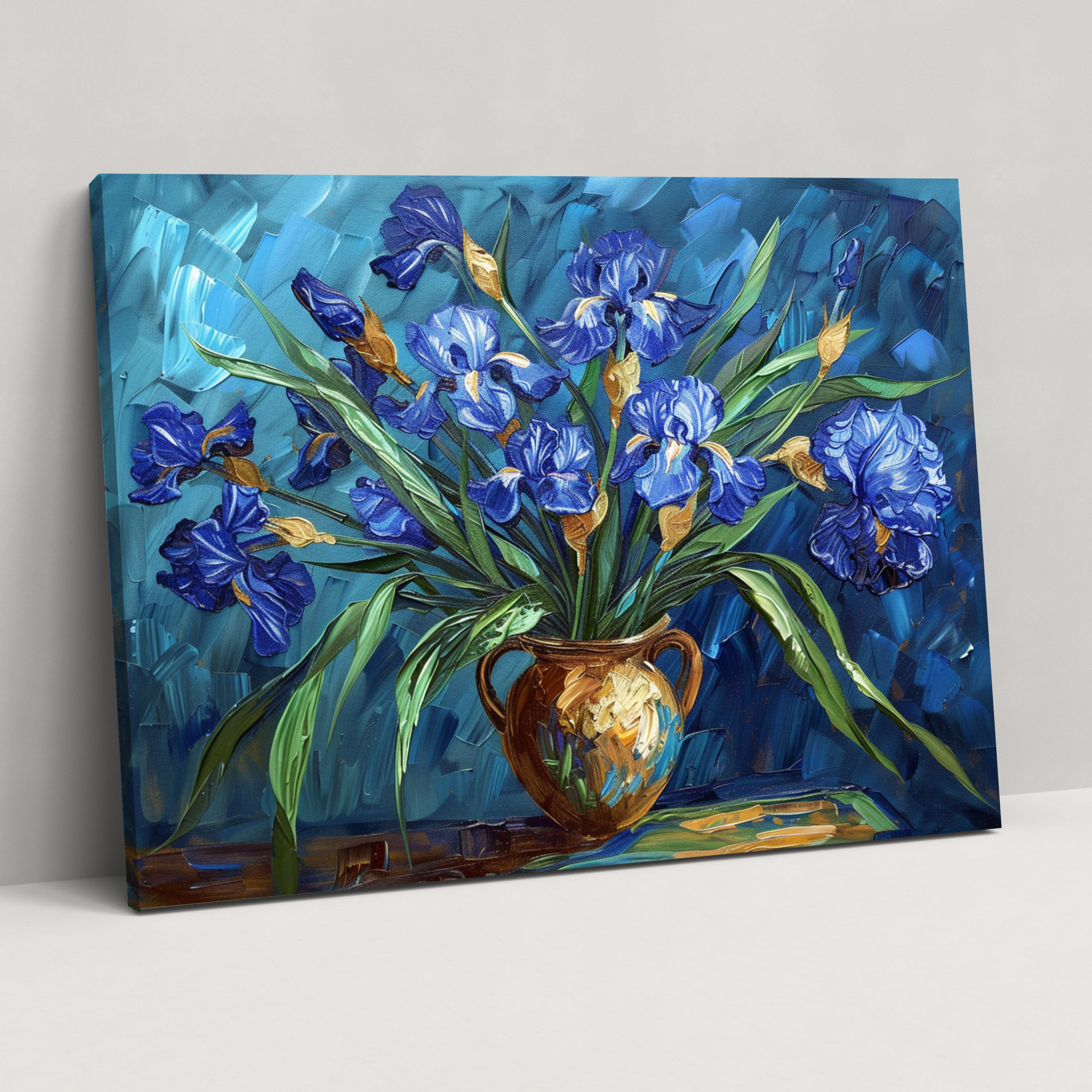 Irises Vincent Van Gogh Wall Art - Vincent Van Gogh, Wall Art, Irises, Canvas
